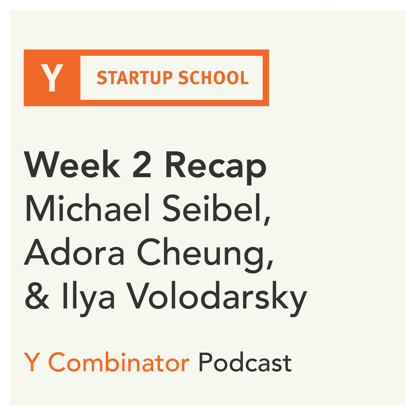 Y Combinator Startup Podcast cover art