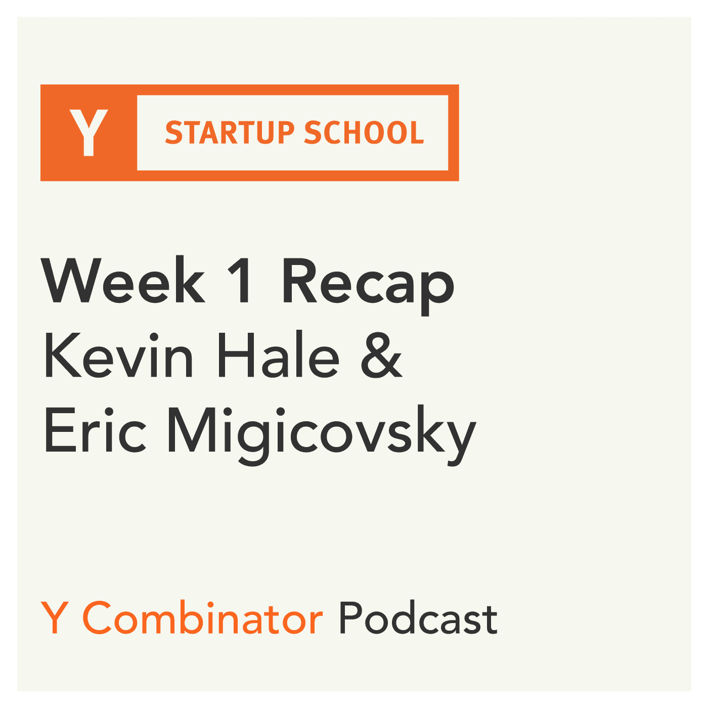 Y Combinator Startup Podcast cover art