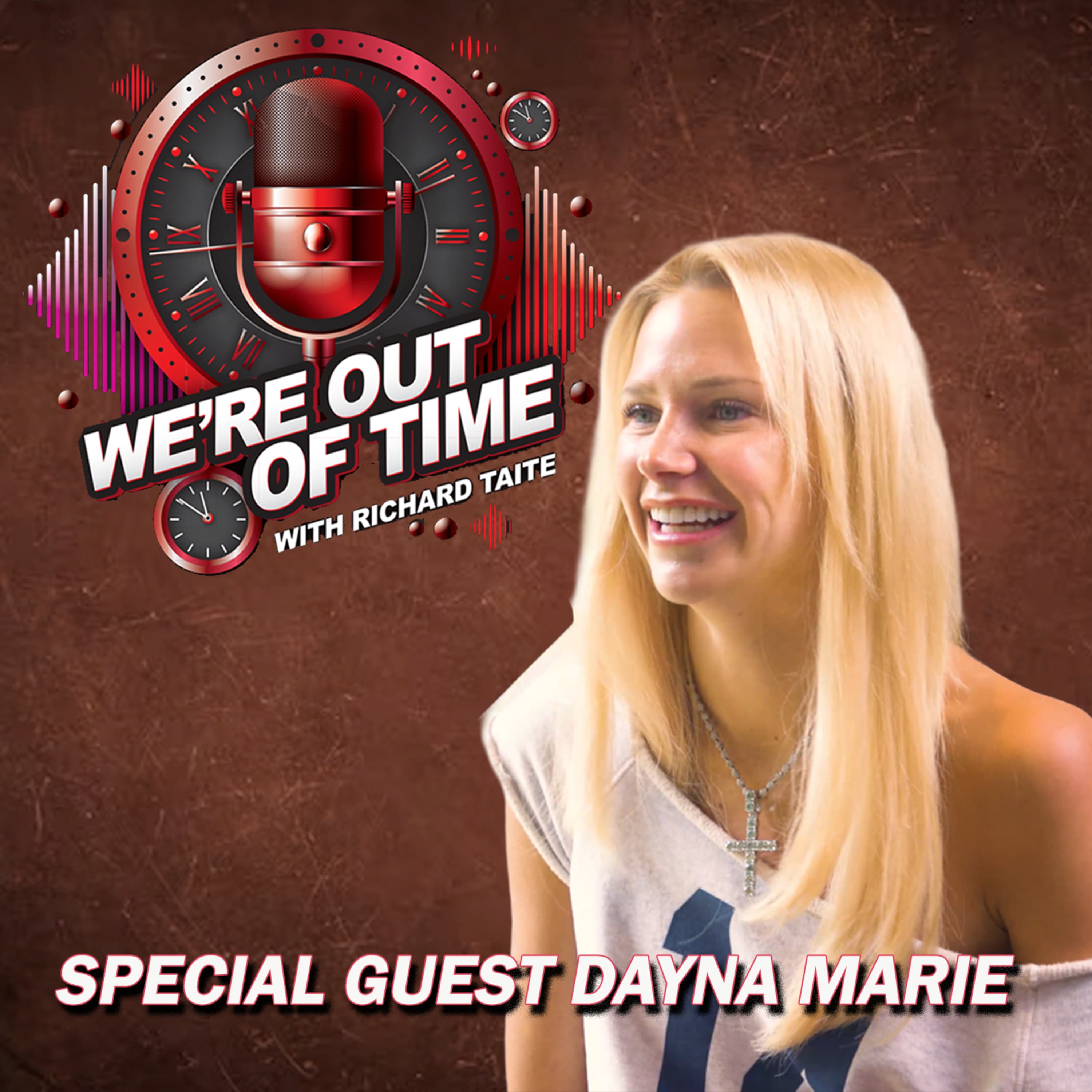 We're Out of Time podcast cover art