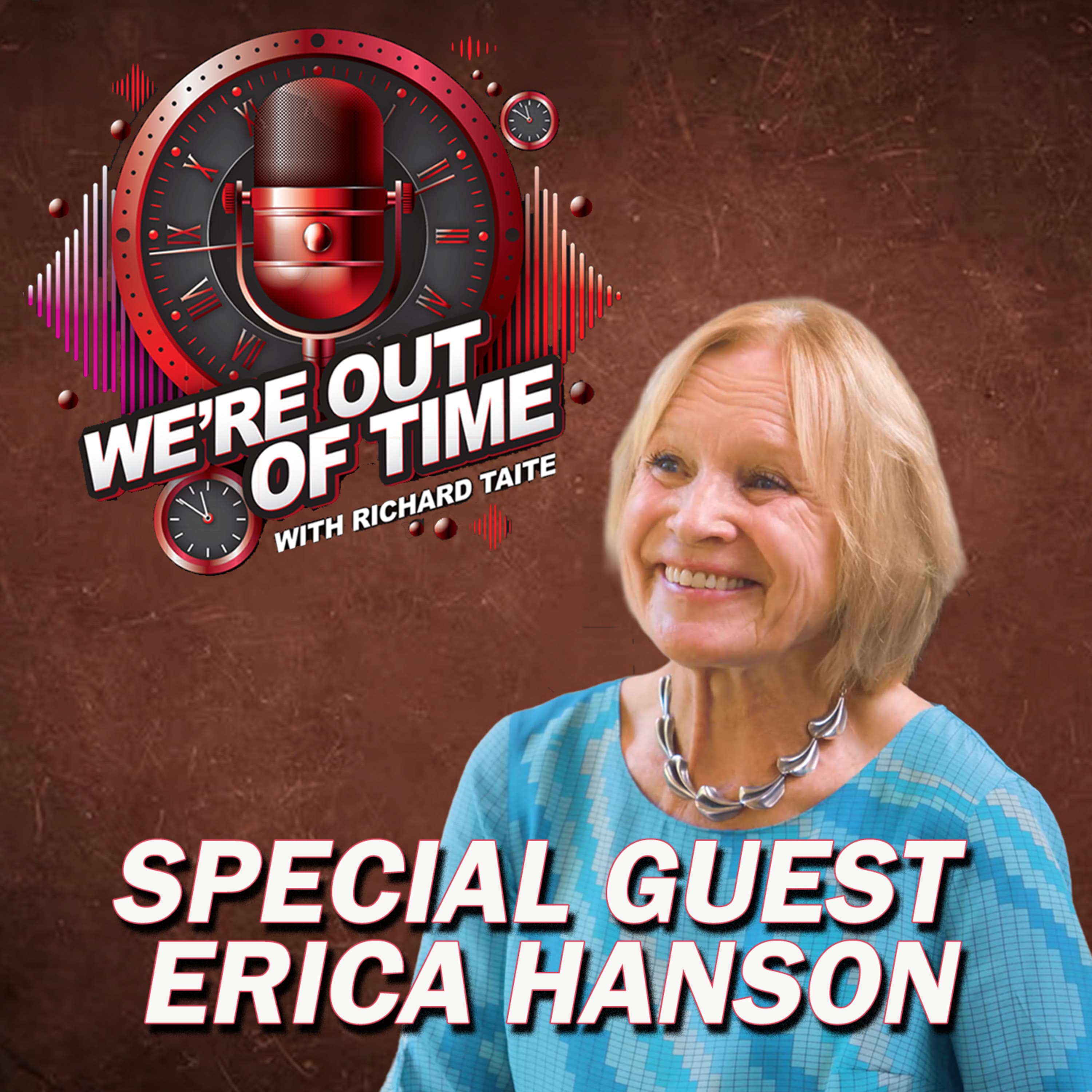 We're Out of Time podcast cover art