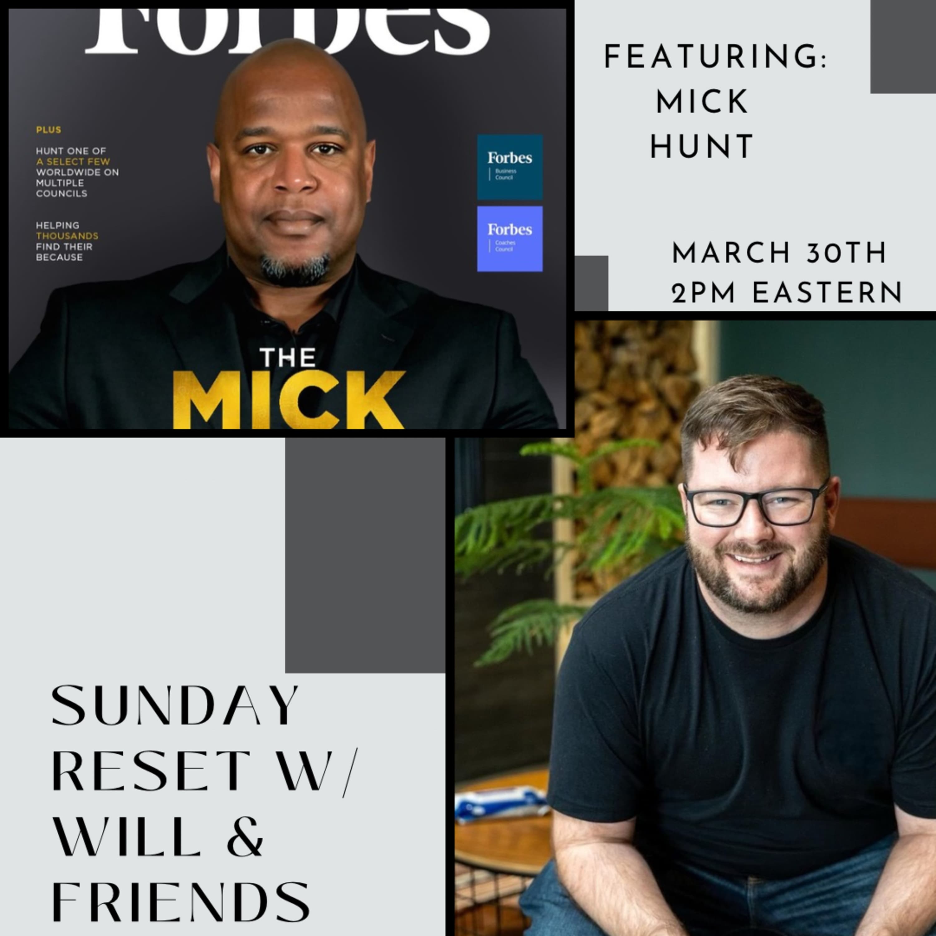 Sunday Reset w/ Will & Friends podcast cover art