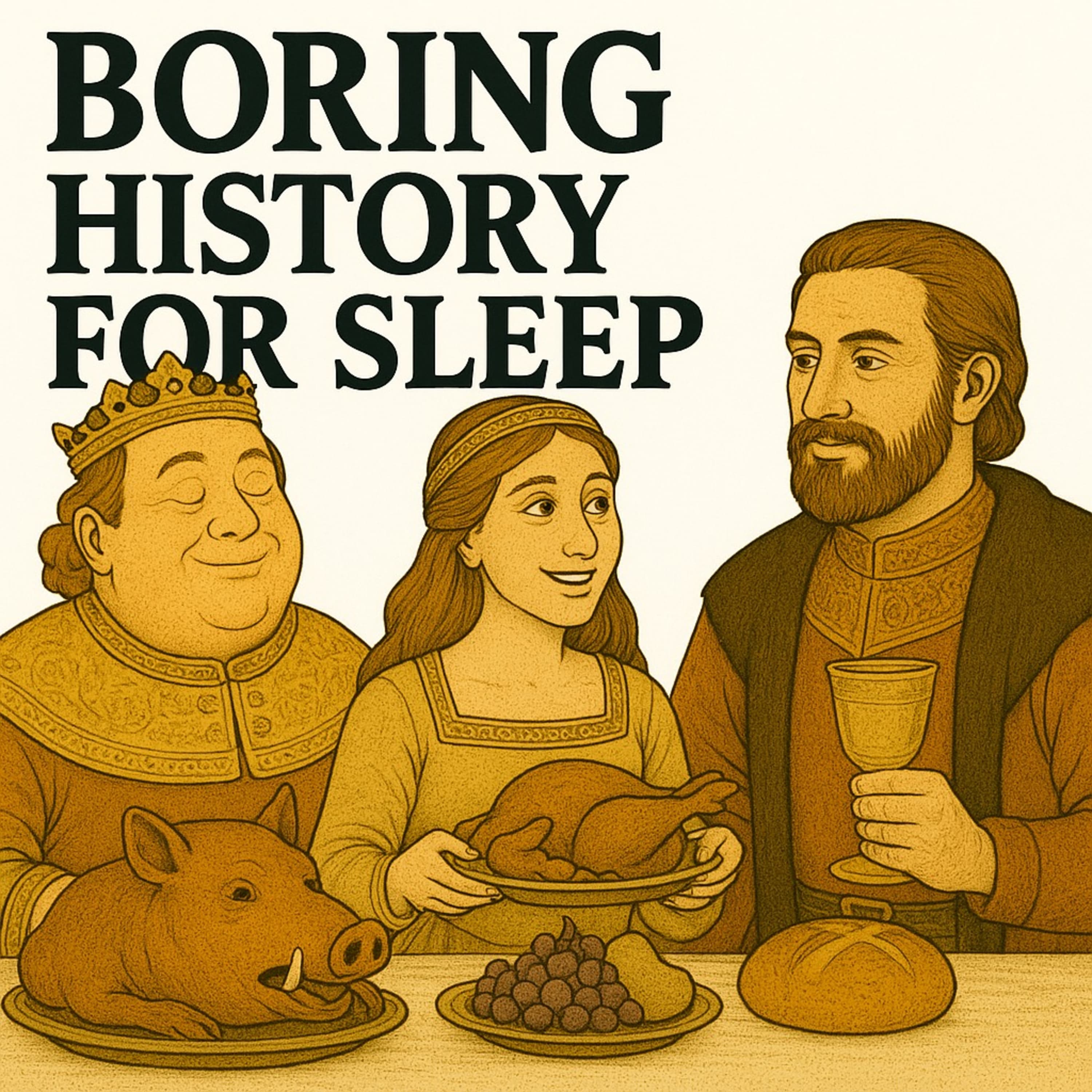 Boring History for Sleep podcast cover art
