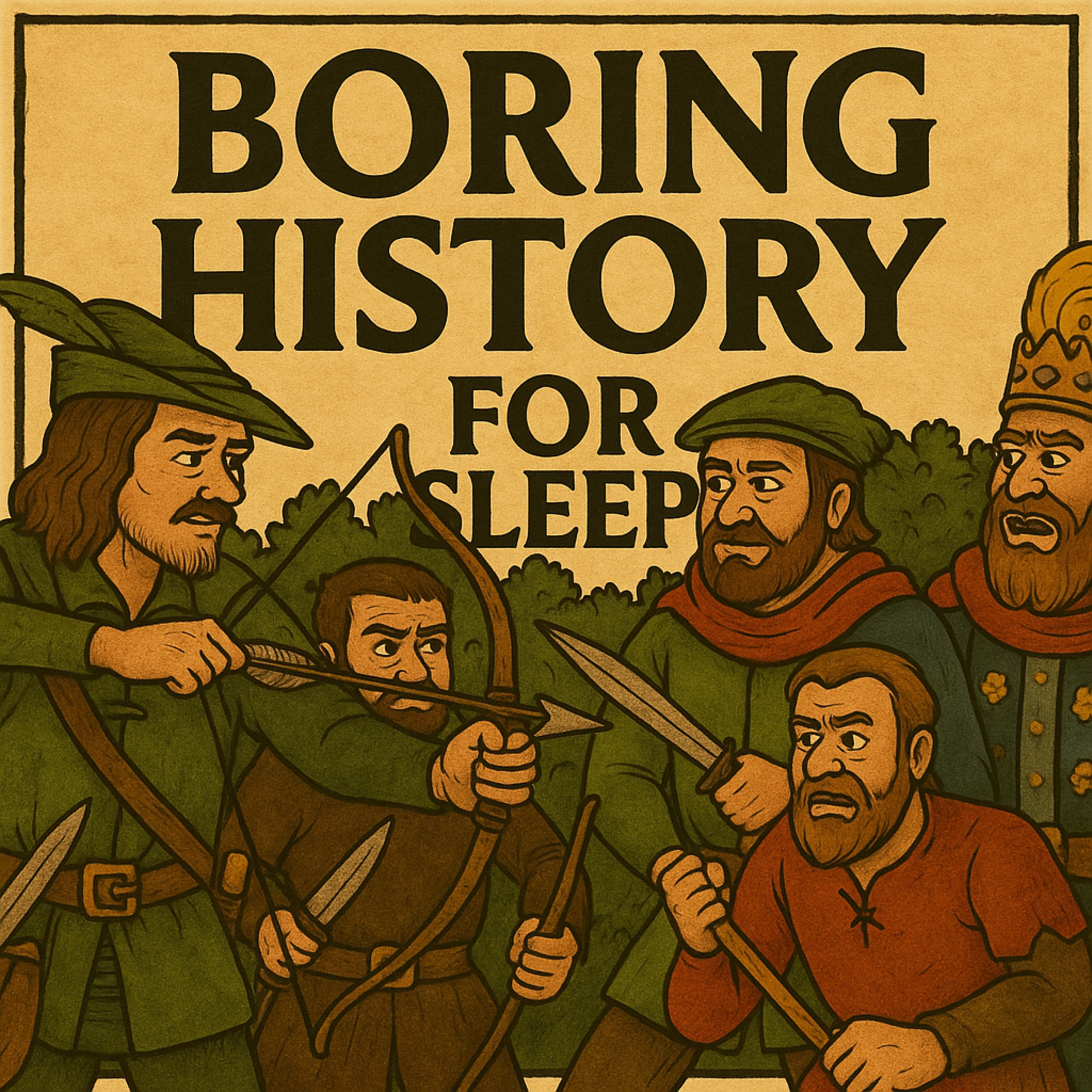 Boring History for Sleep podcast cover art