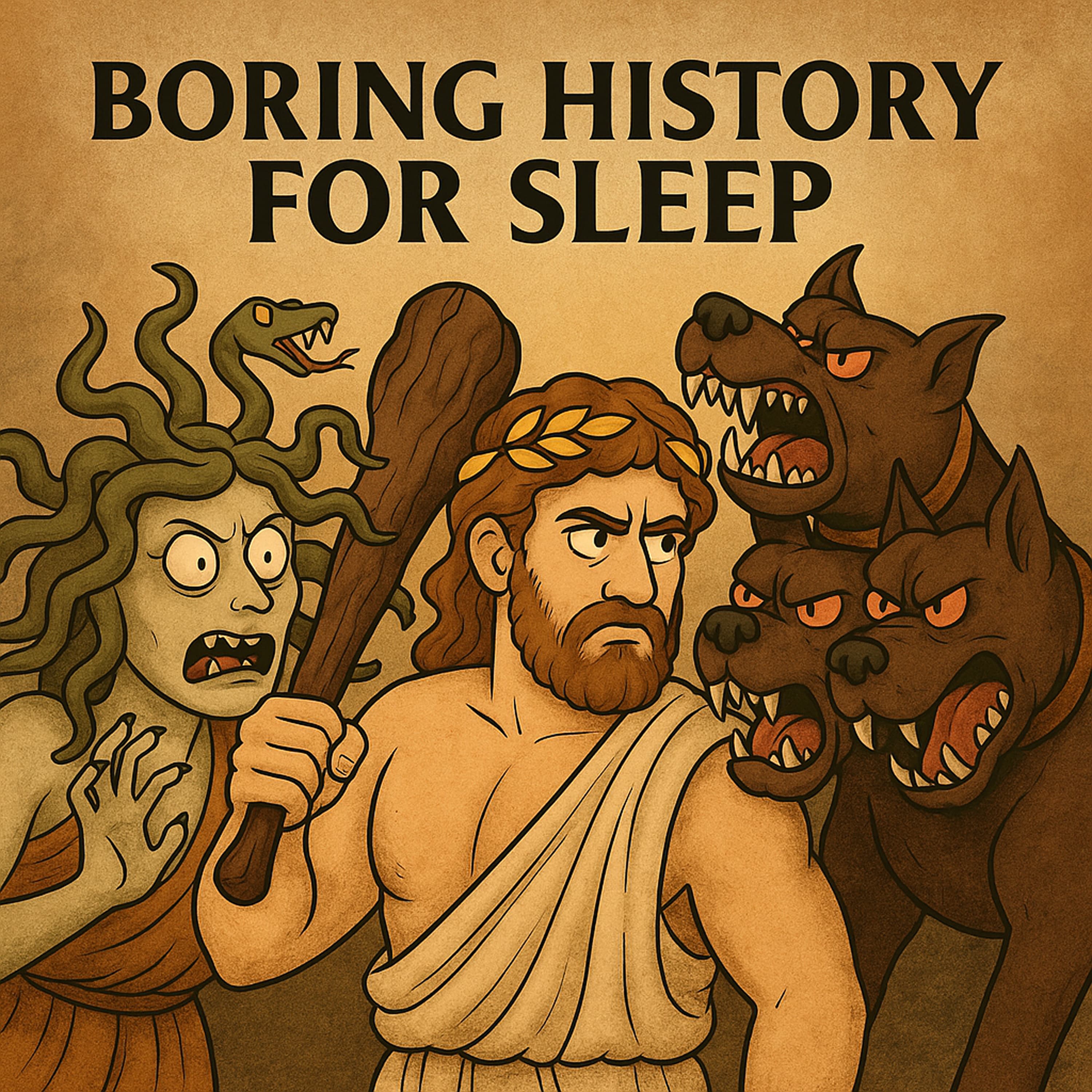 Boring History for Sleep podcast cover art