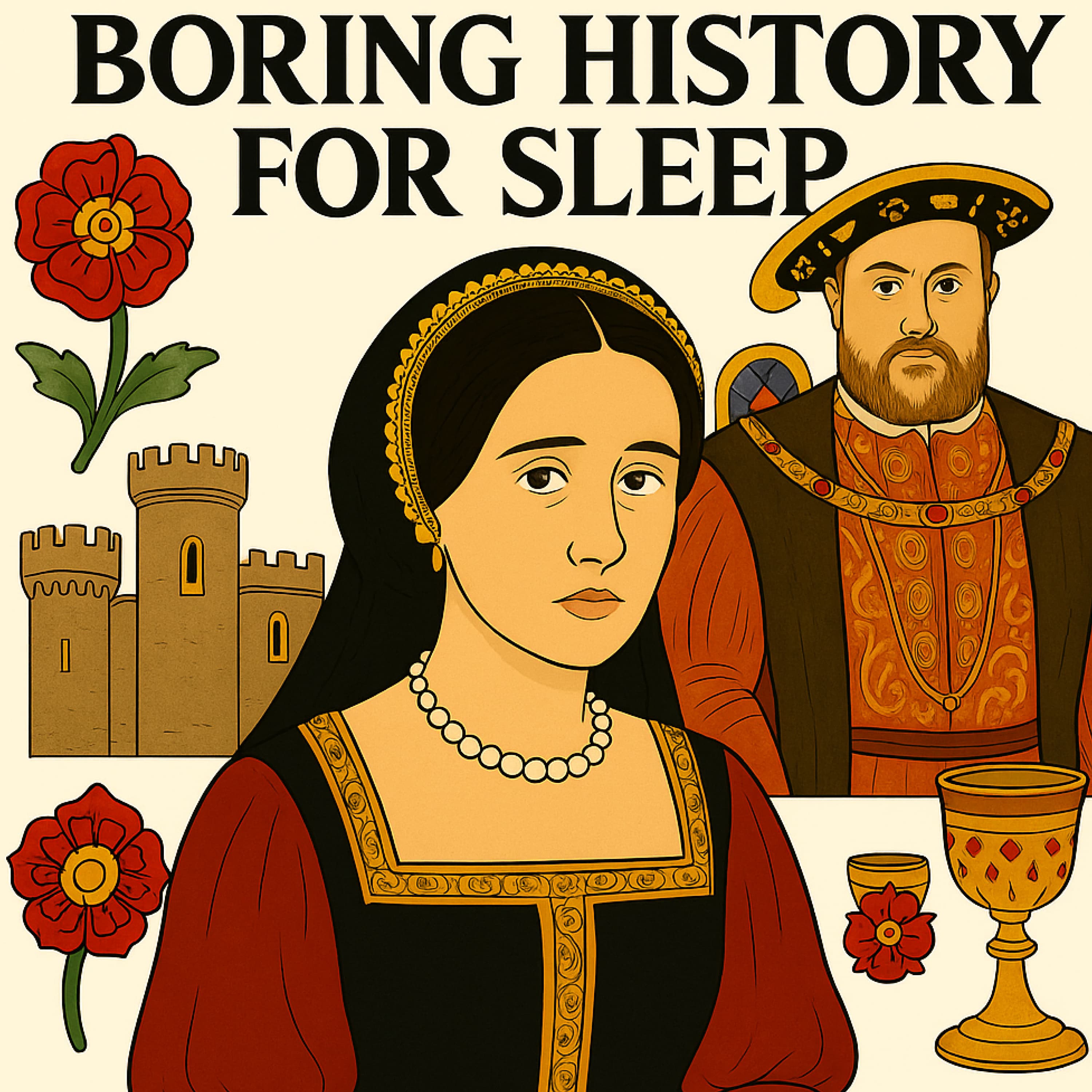 Boring History for Sleep podcast cover art