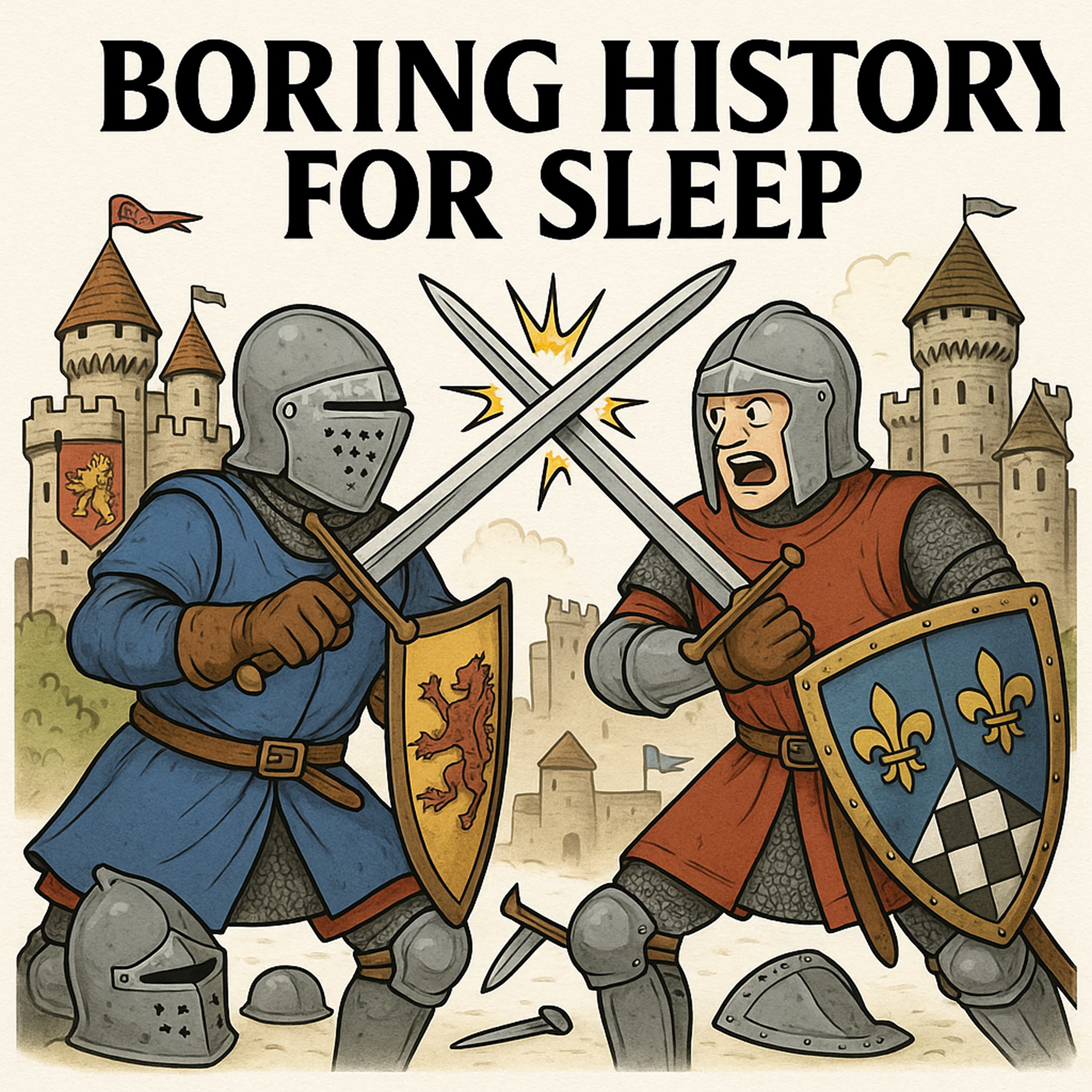 Boring History for Sleep podcast cover art