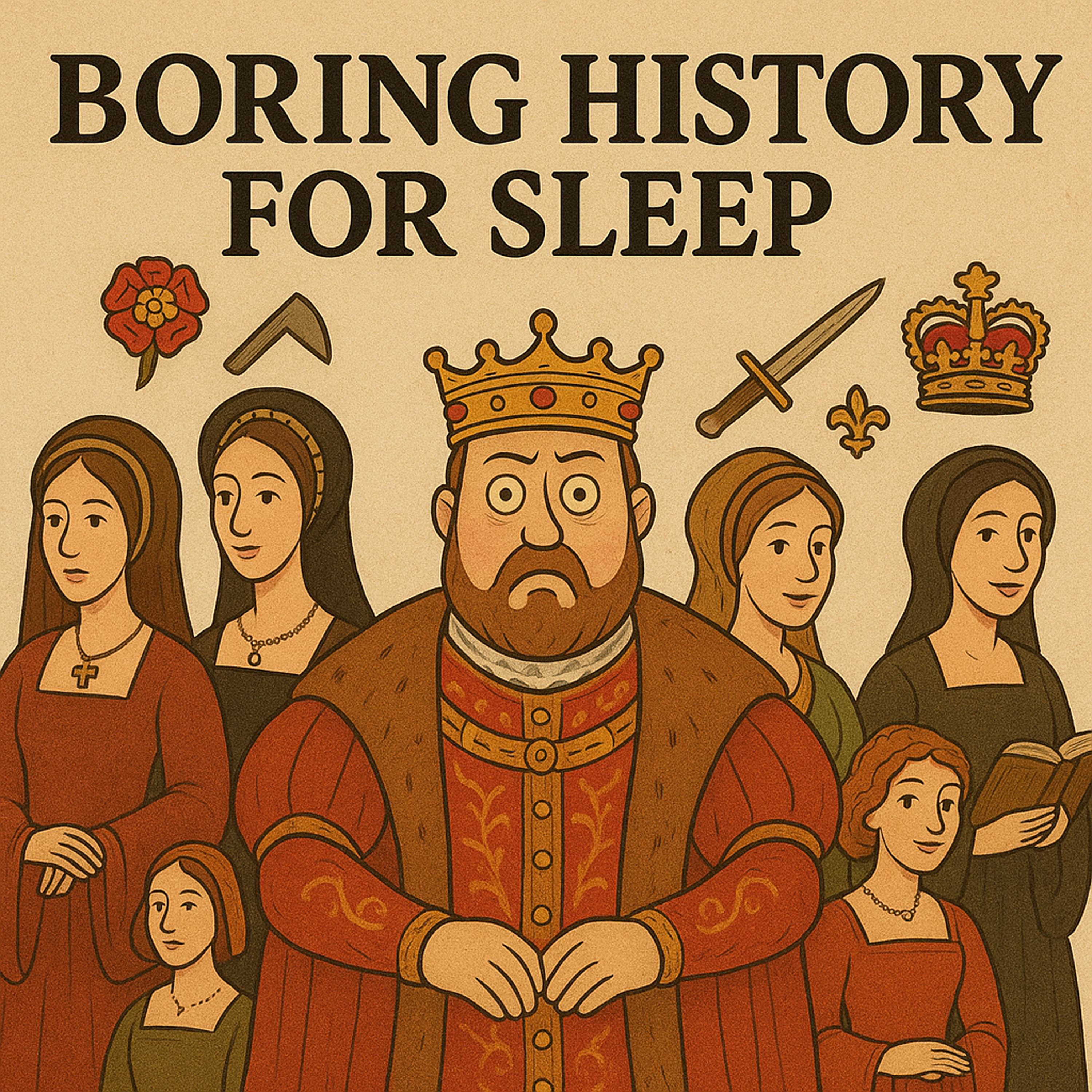 Boring History for Sleep podcast cover art
