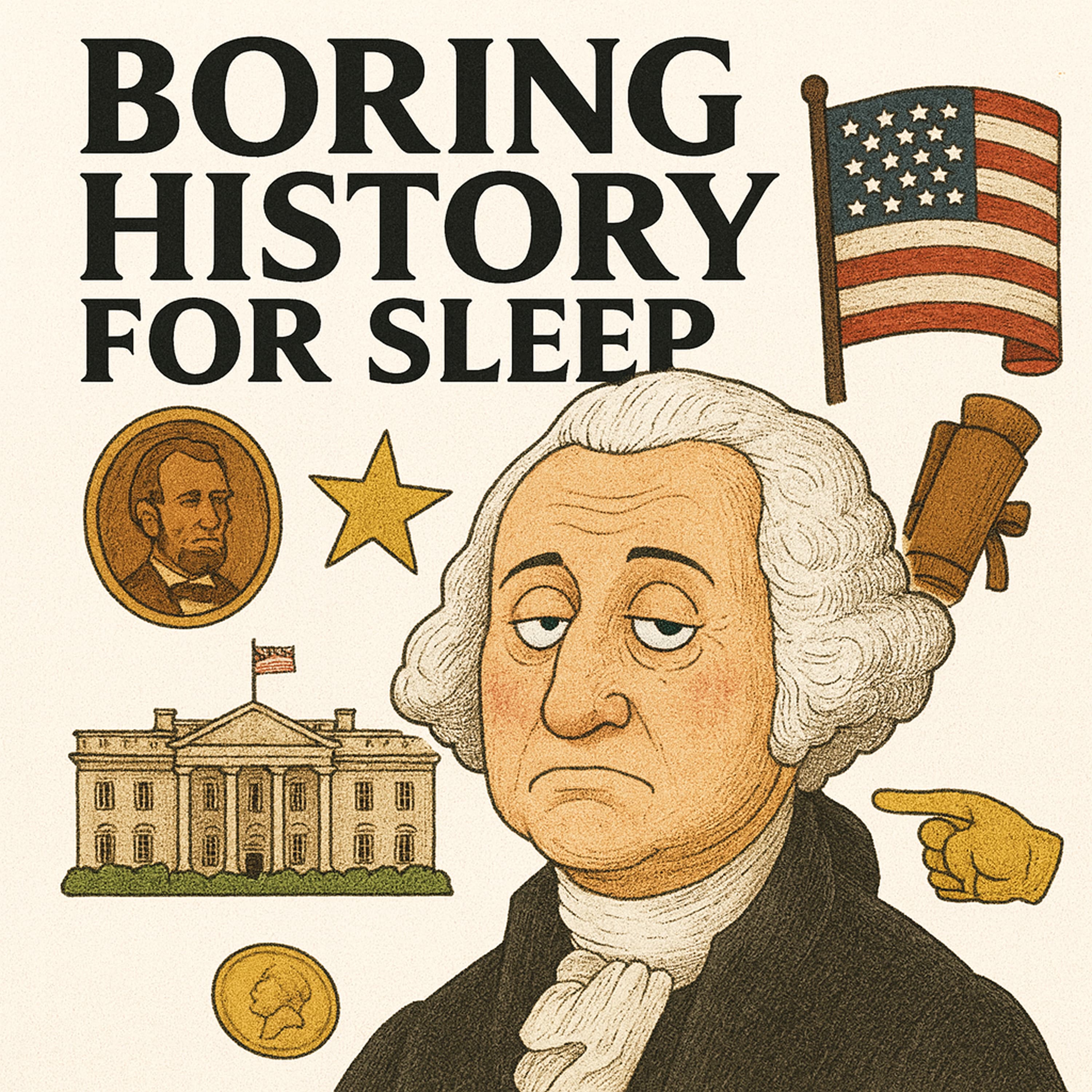 Boring History for Sleep podcast cover art