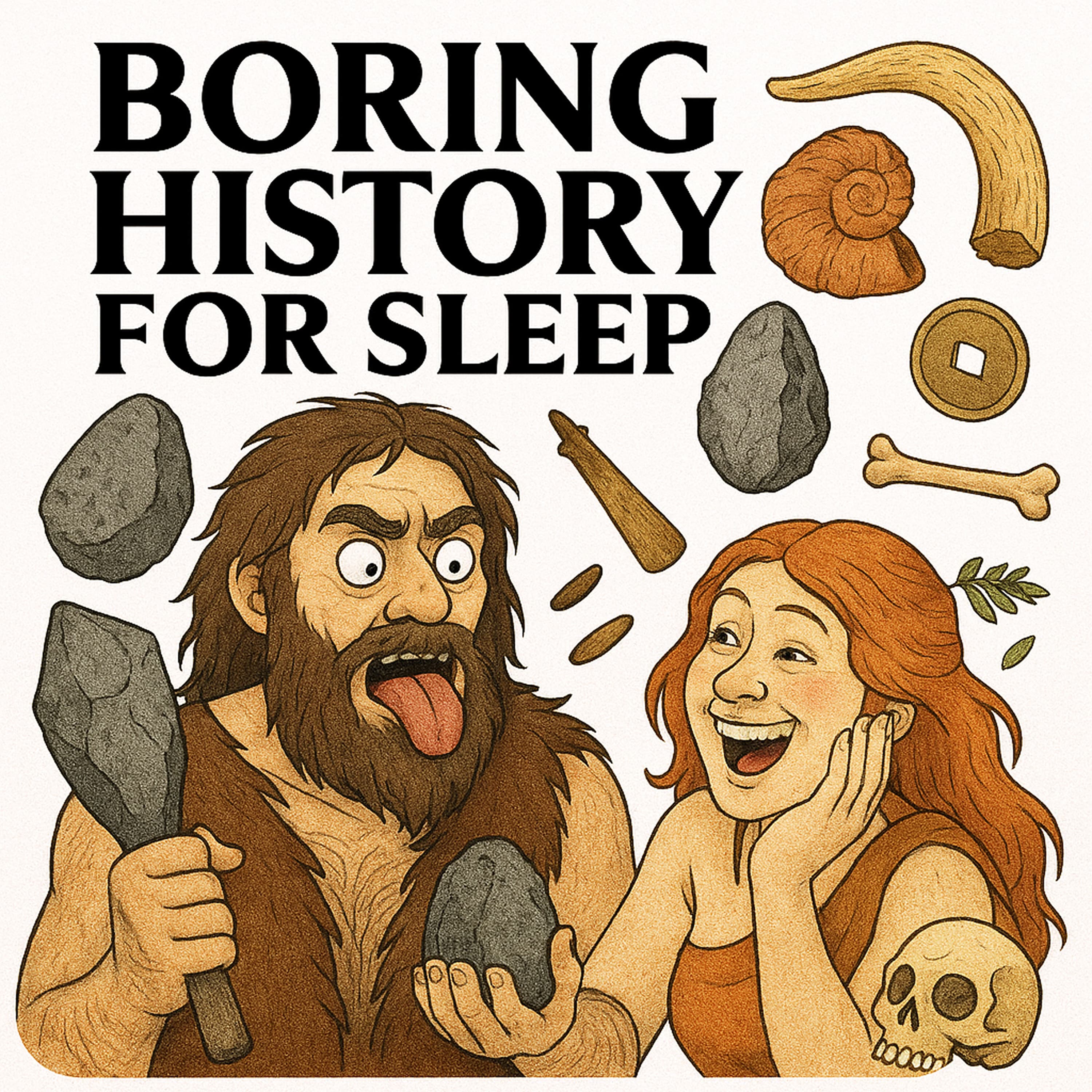 Boring History for Sleep podcast cover art