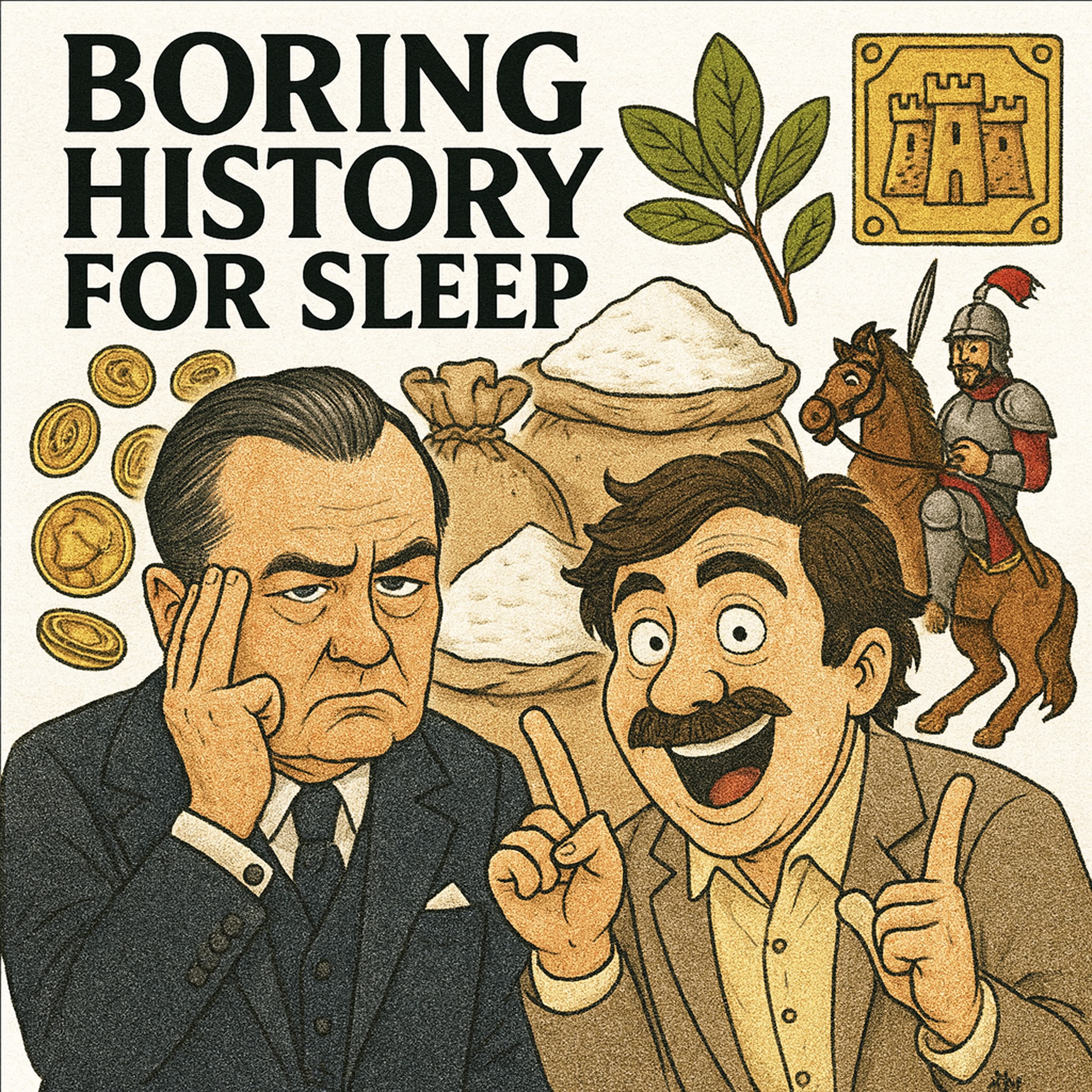 Boring History for Sleep podcast cover art