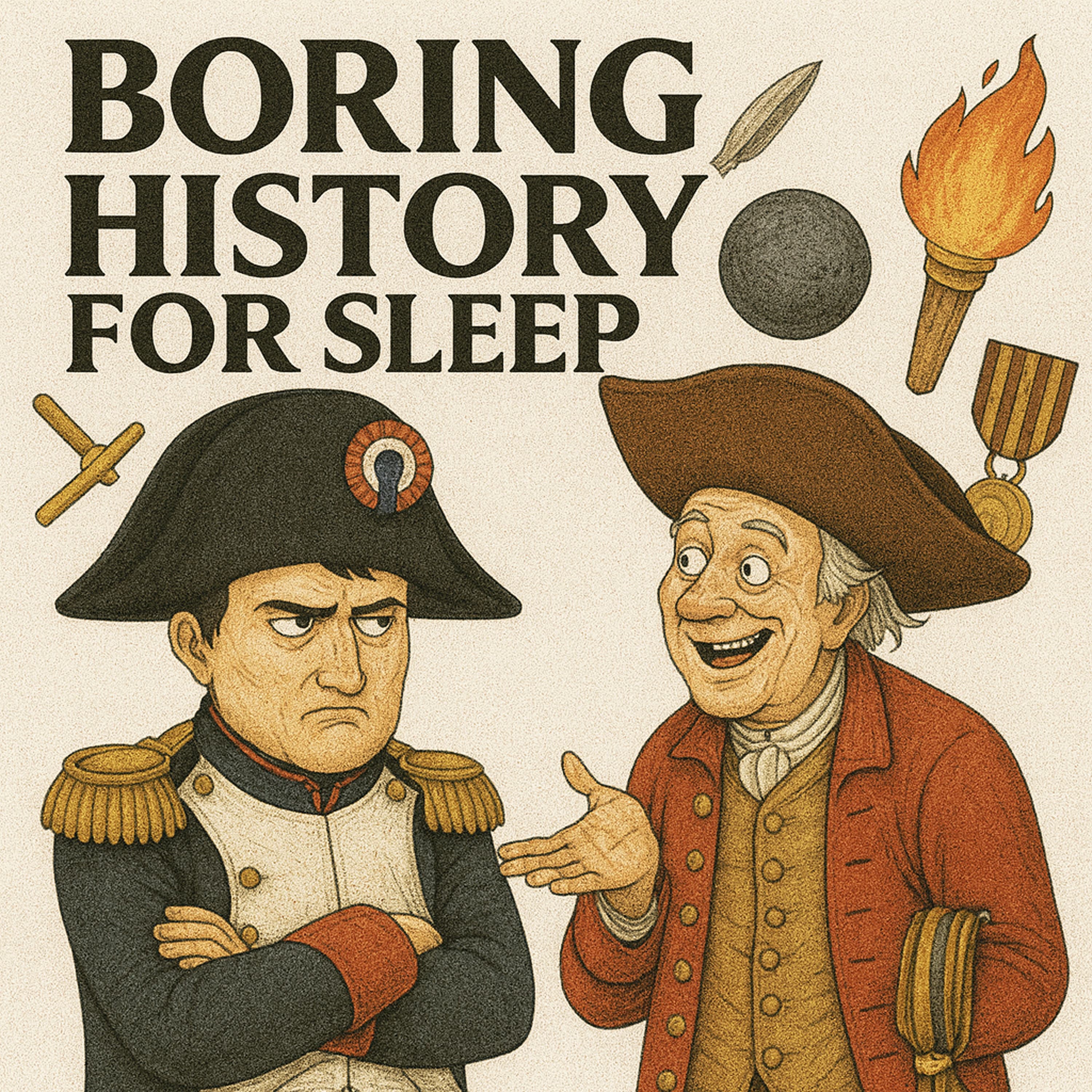 Boring History for Sleep podcast cover art