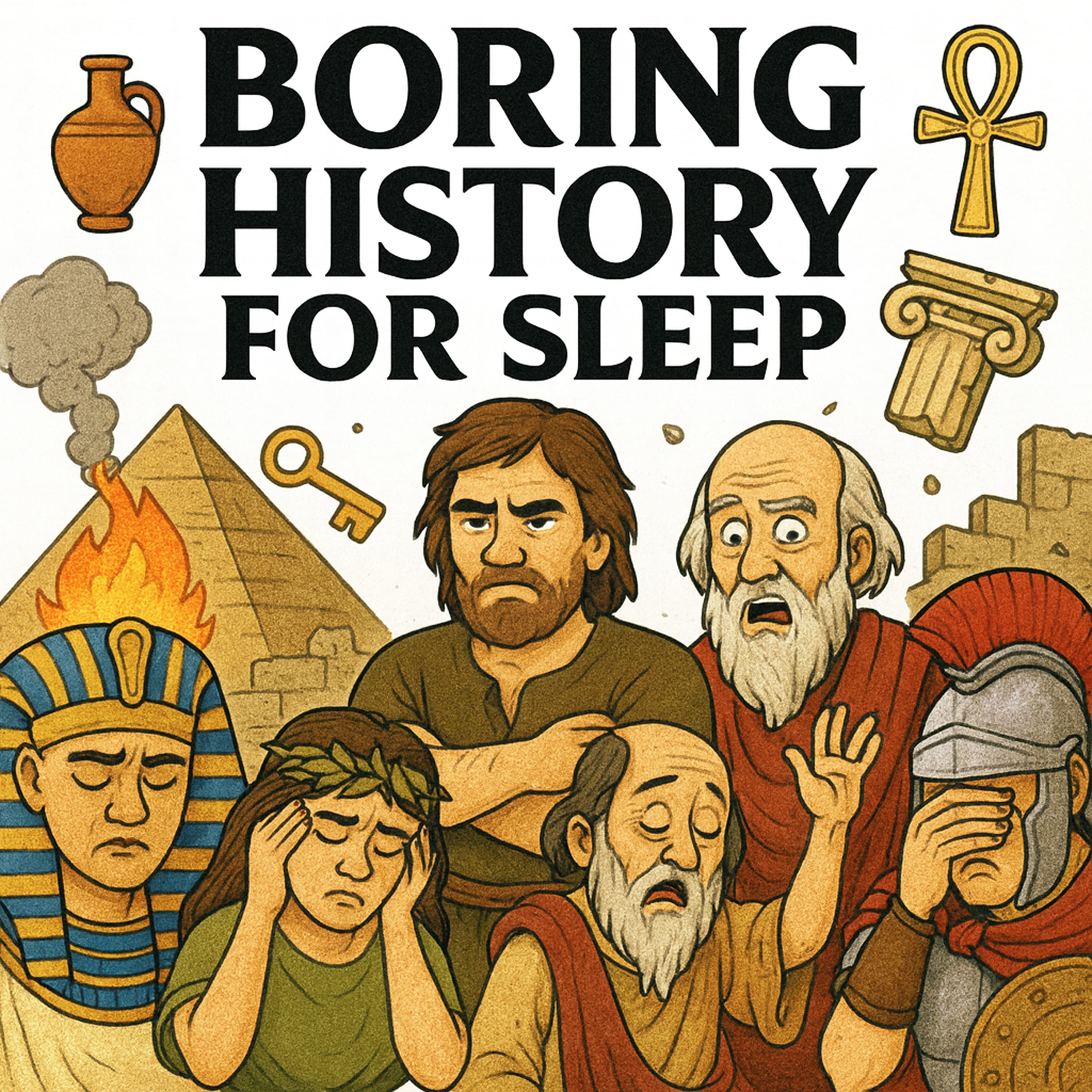 Boring History for Sleep podcast cover art