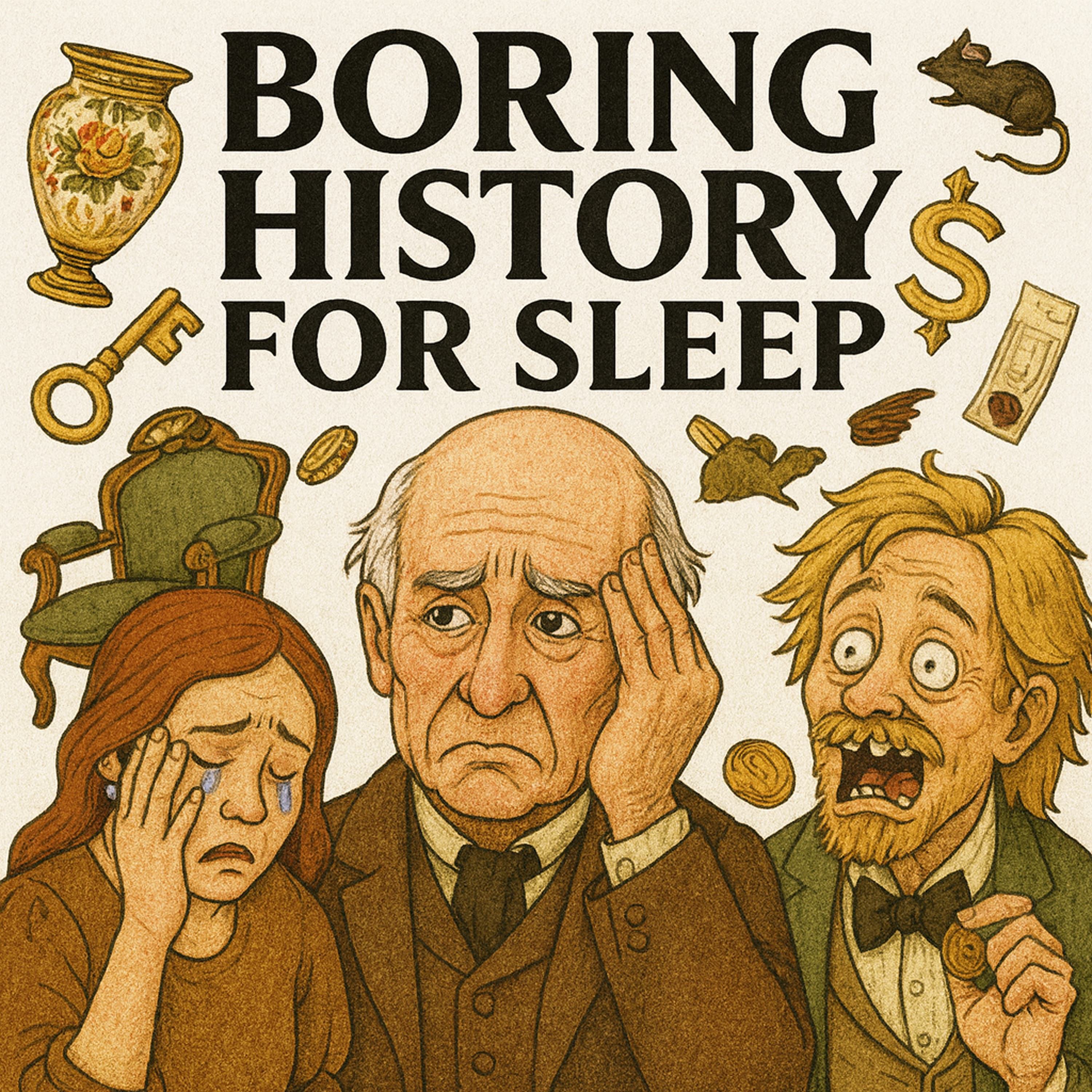 Boring History for Sleep podcast cover art