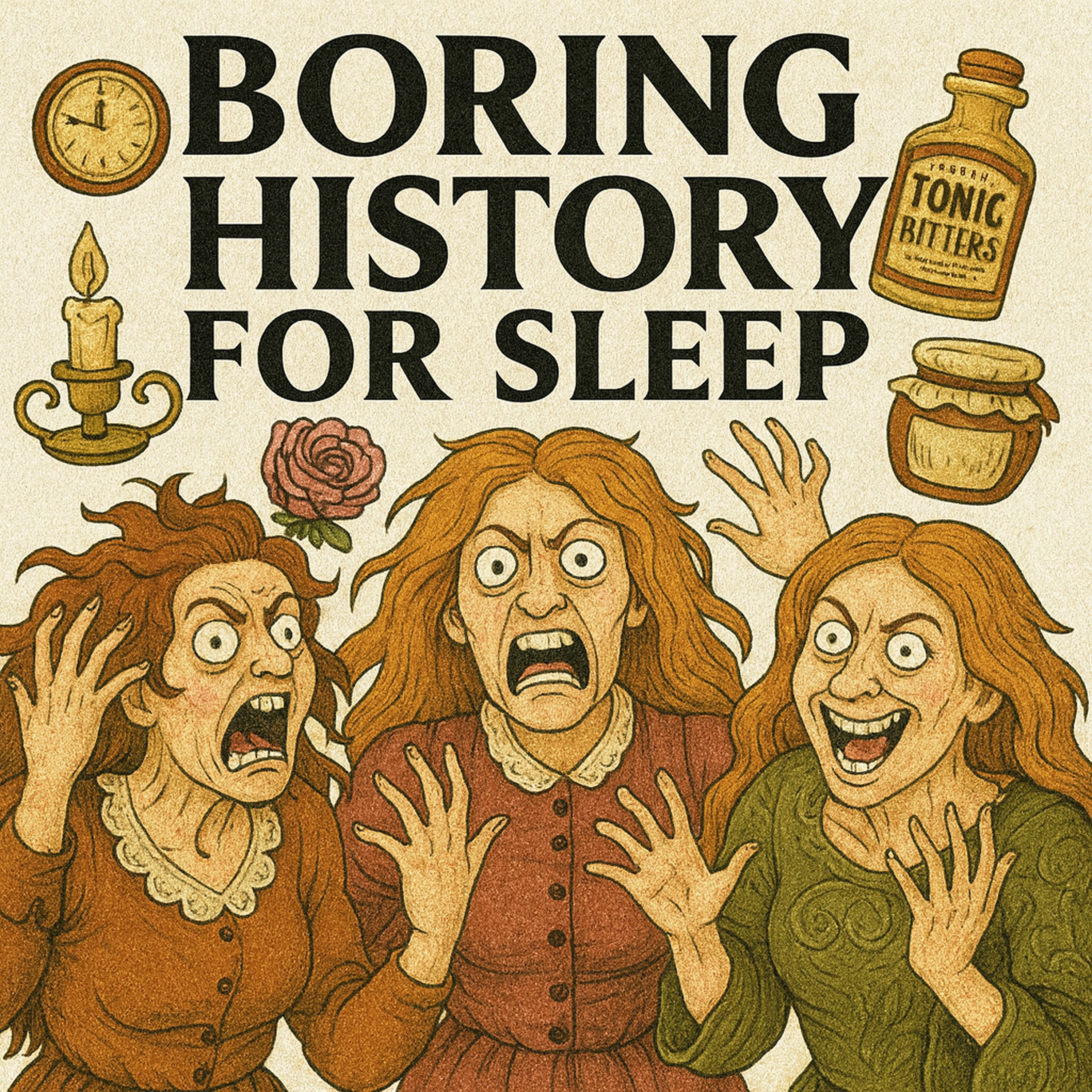 Boring History for Sleep podcast cover art