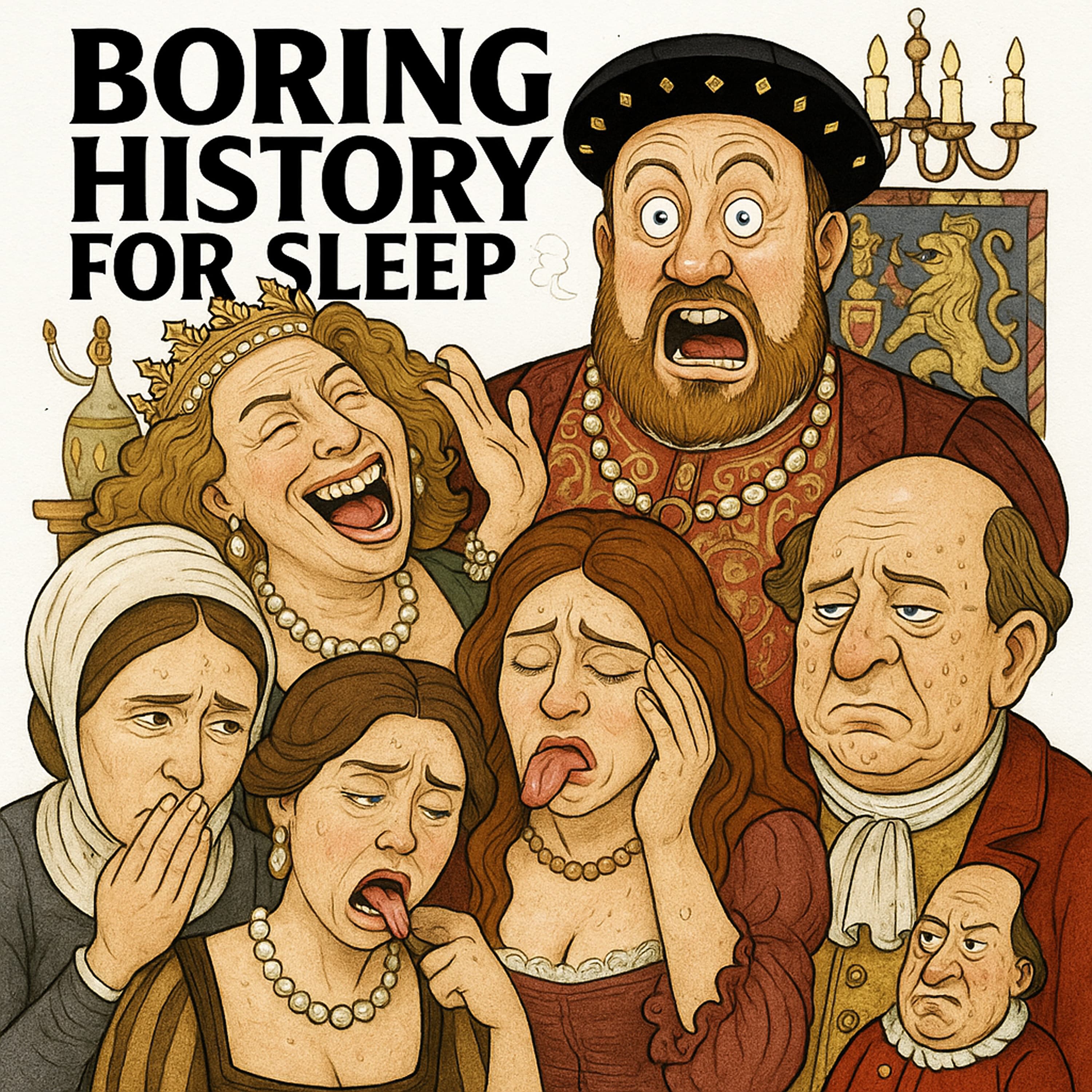 Boring History for Sleep podcast cover art