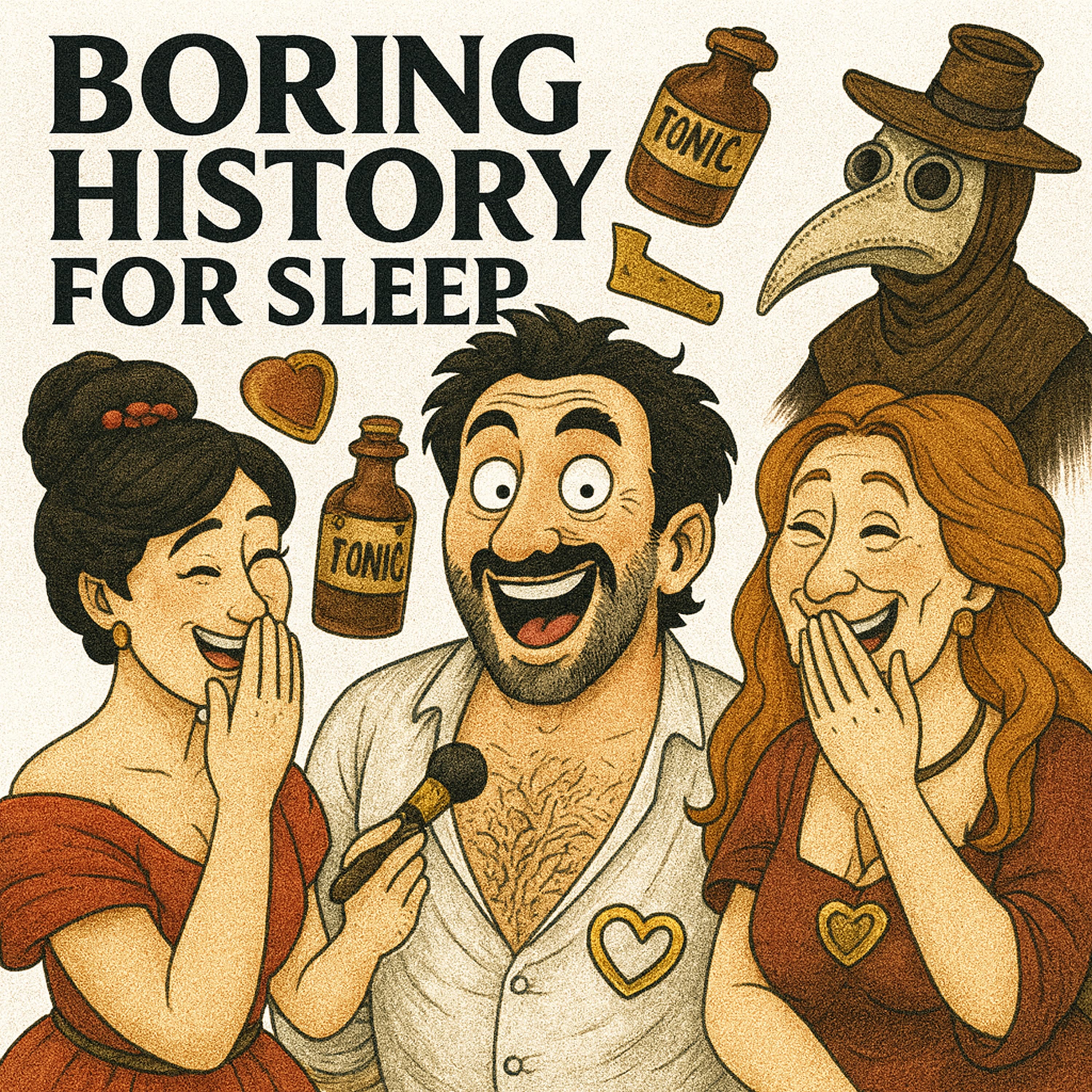 Boring History for Sleep podcast cover art