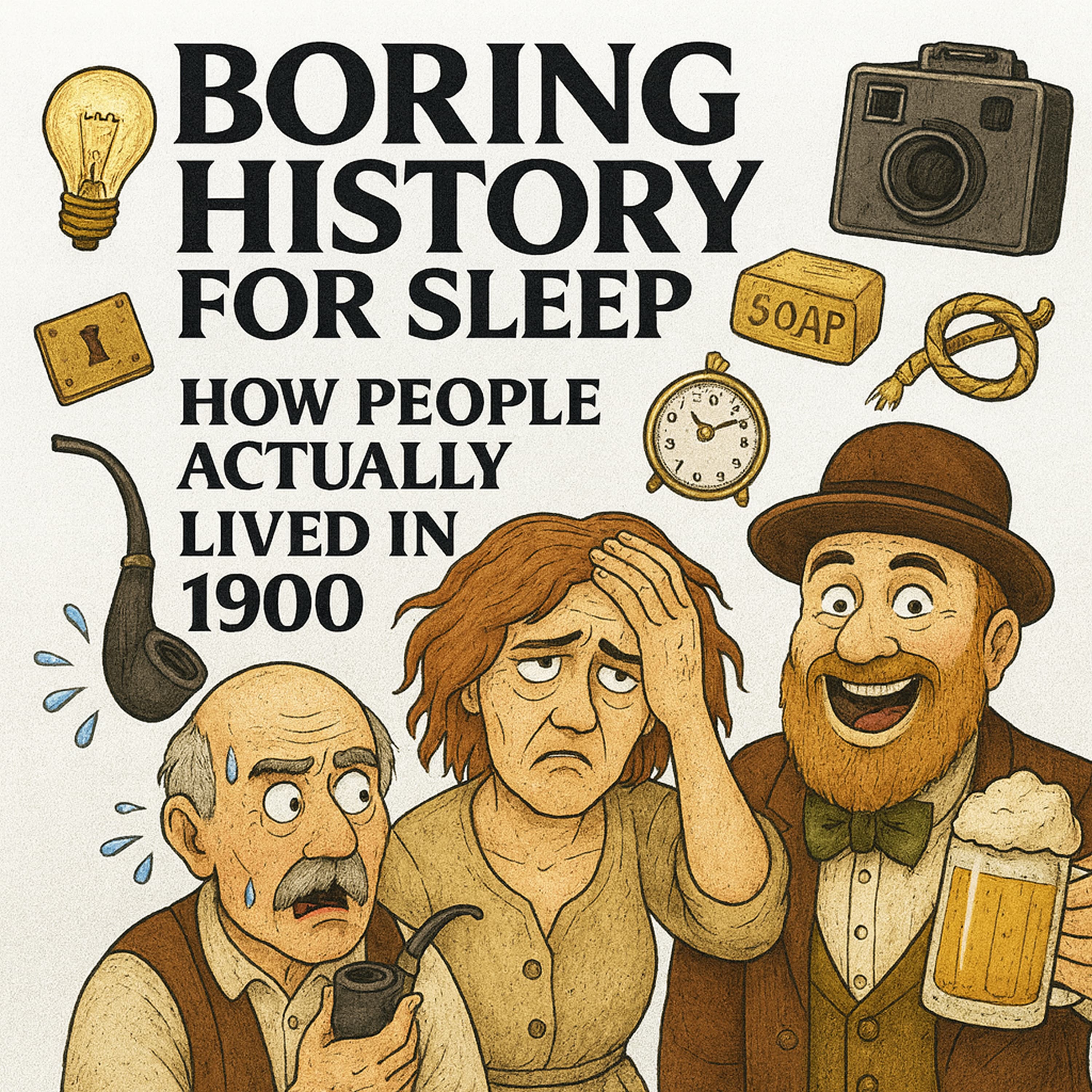 Boring History for Sleep podcast cover art