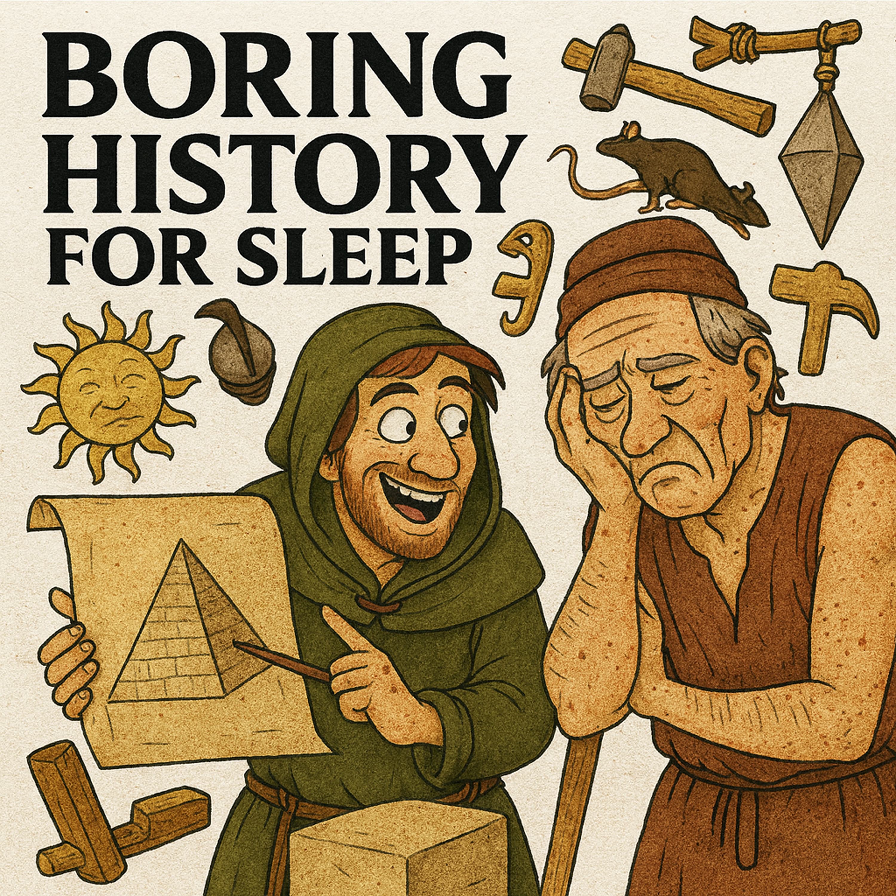 Boring History for Sleep podcast cover art