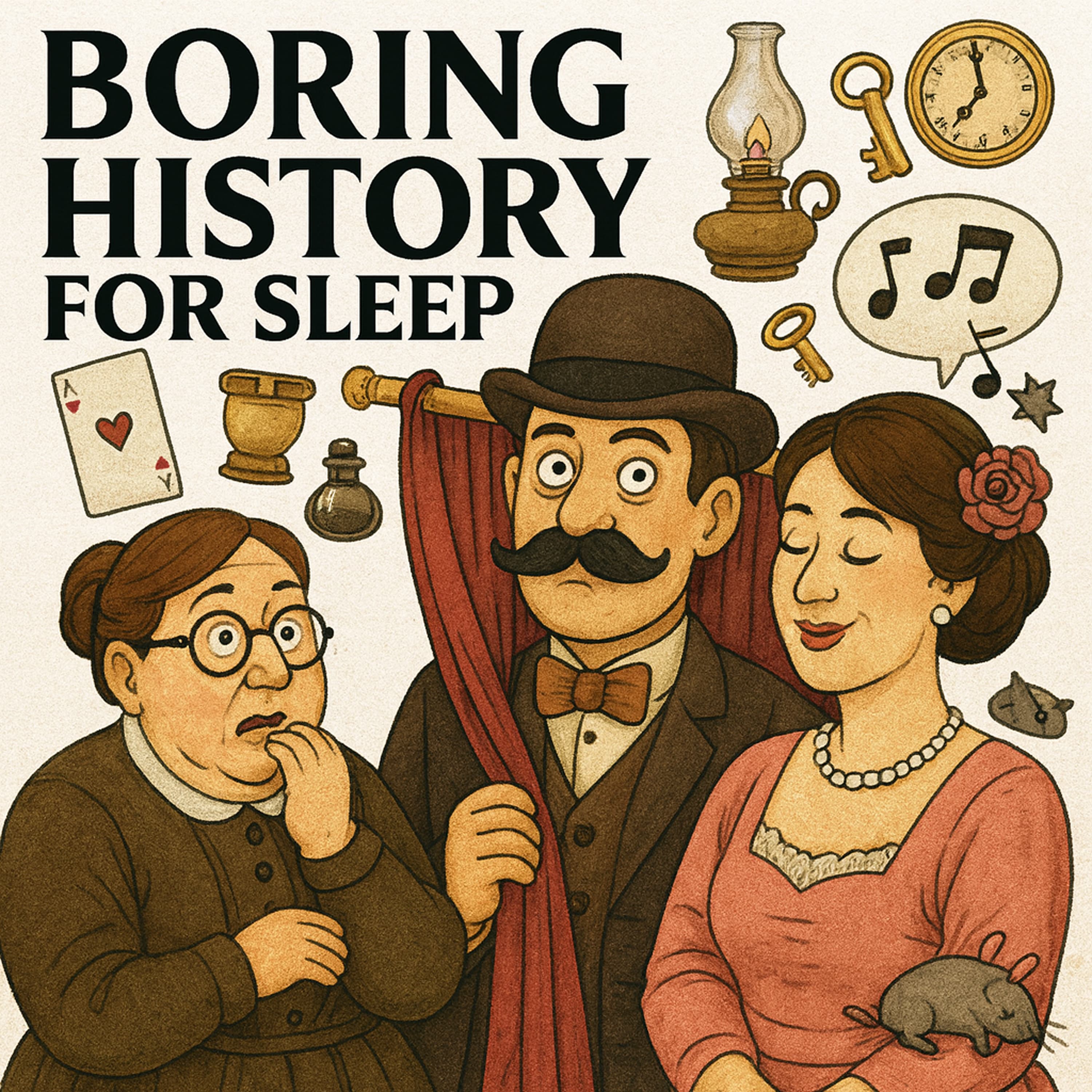 Boring History for Sleep podcast cover art