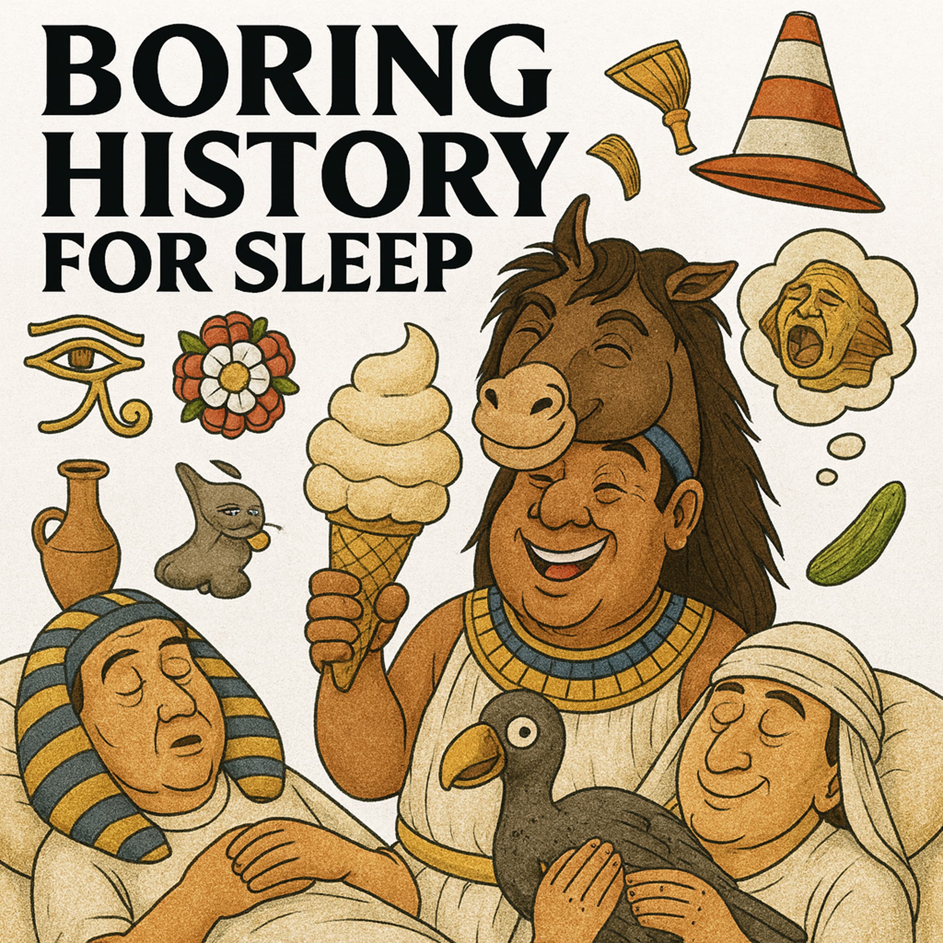 Boring History for Sleep podcast cover art