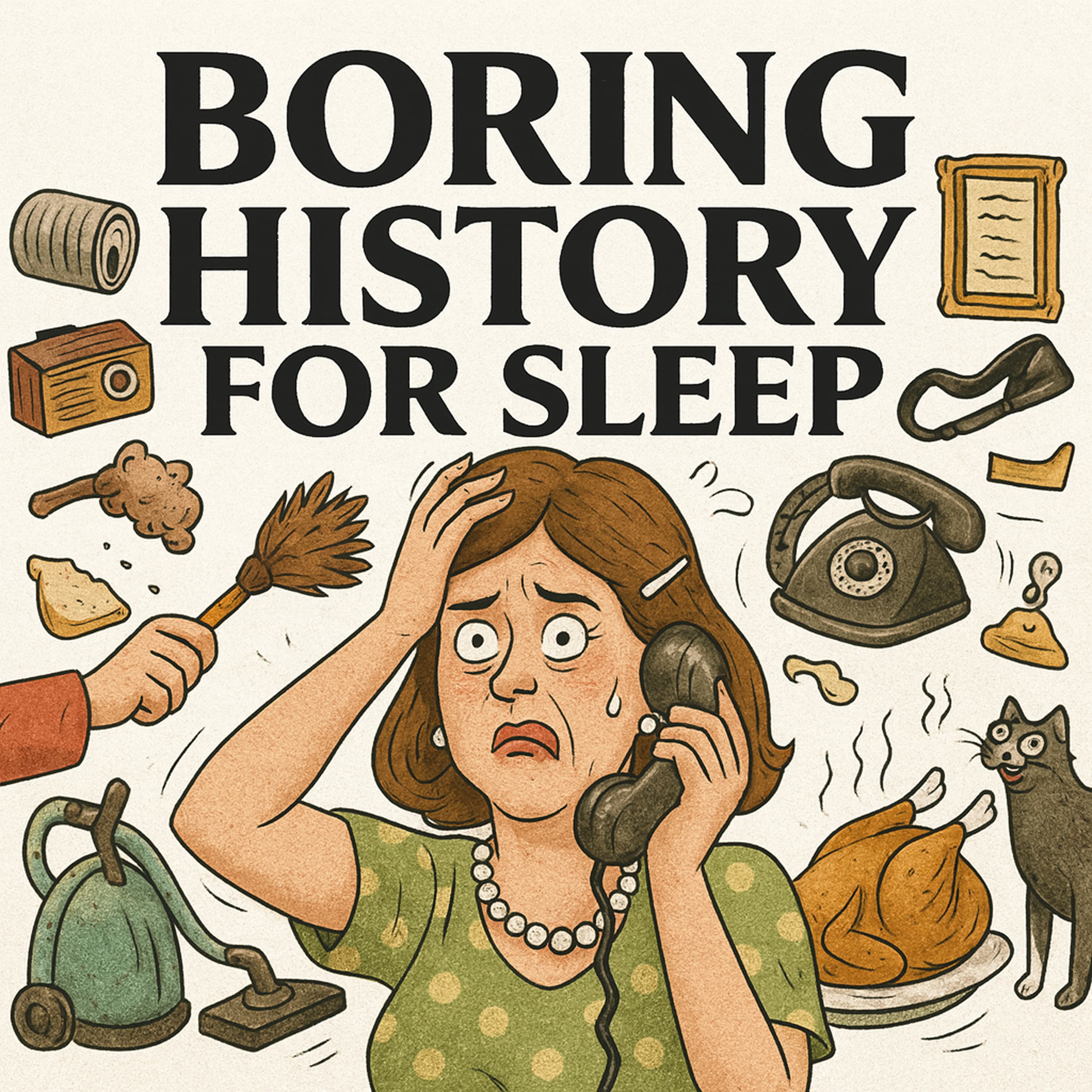 Boring History for Sleep podcast cover art
