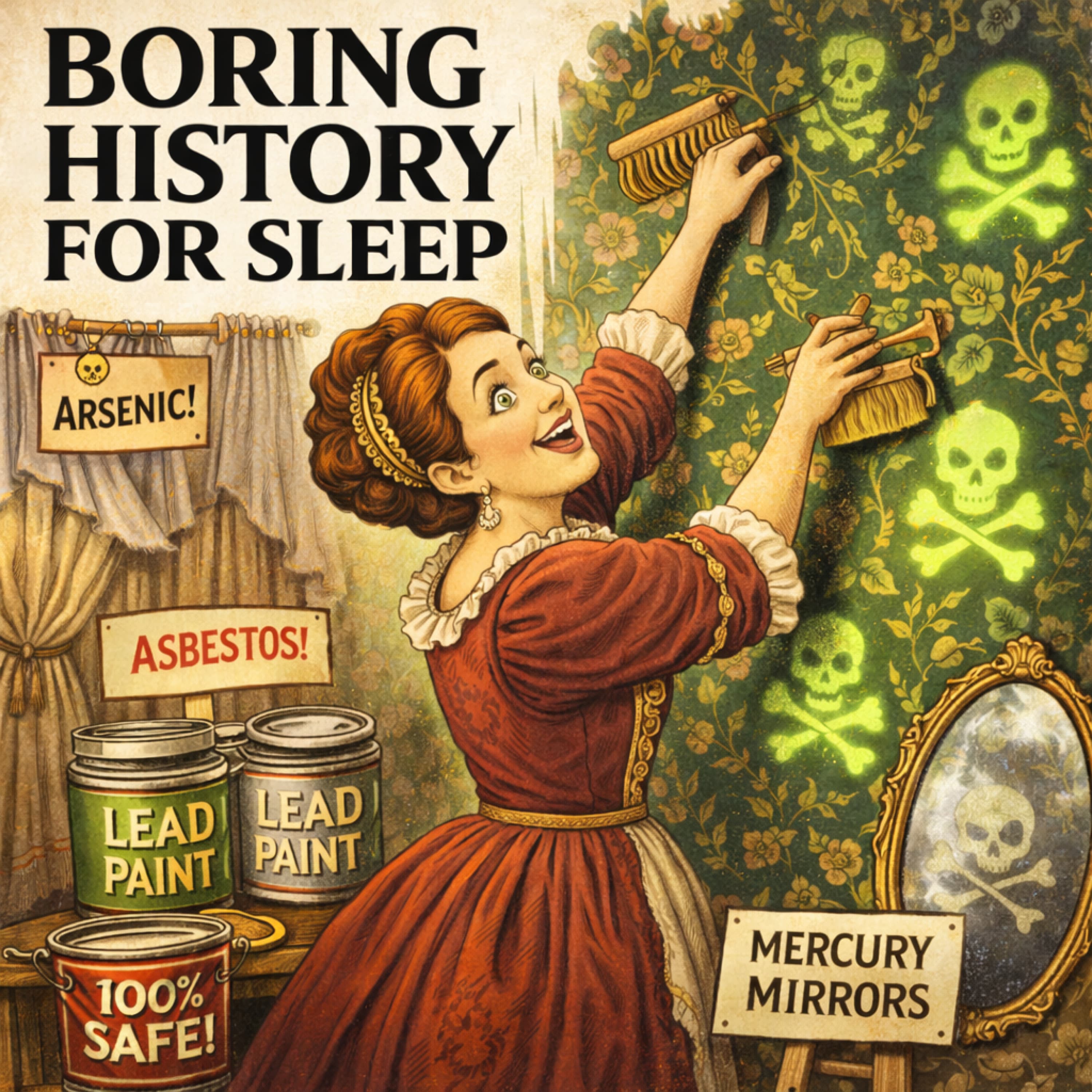 Boring History for Sleep podcast cover art