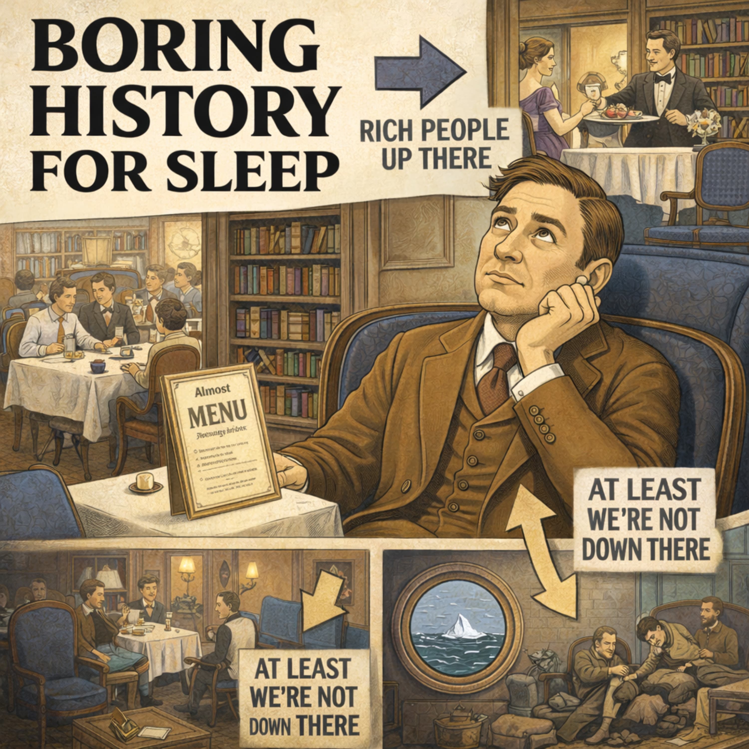 Boring History for Sleep podcast cover art