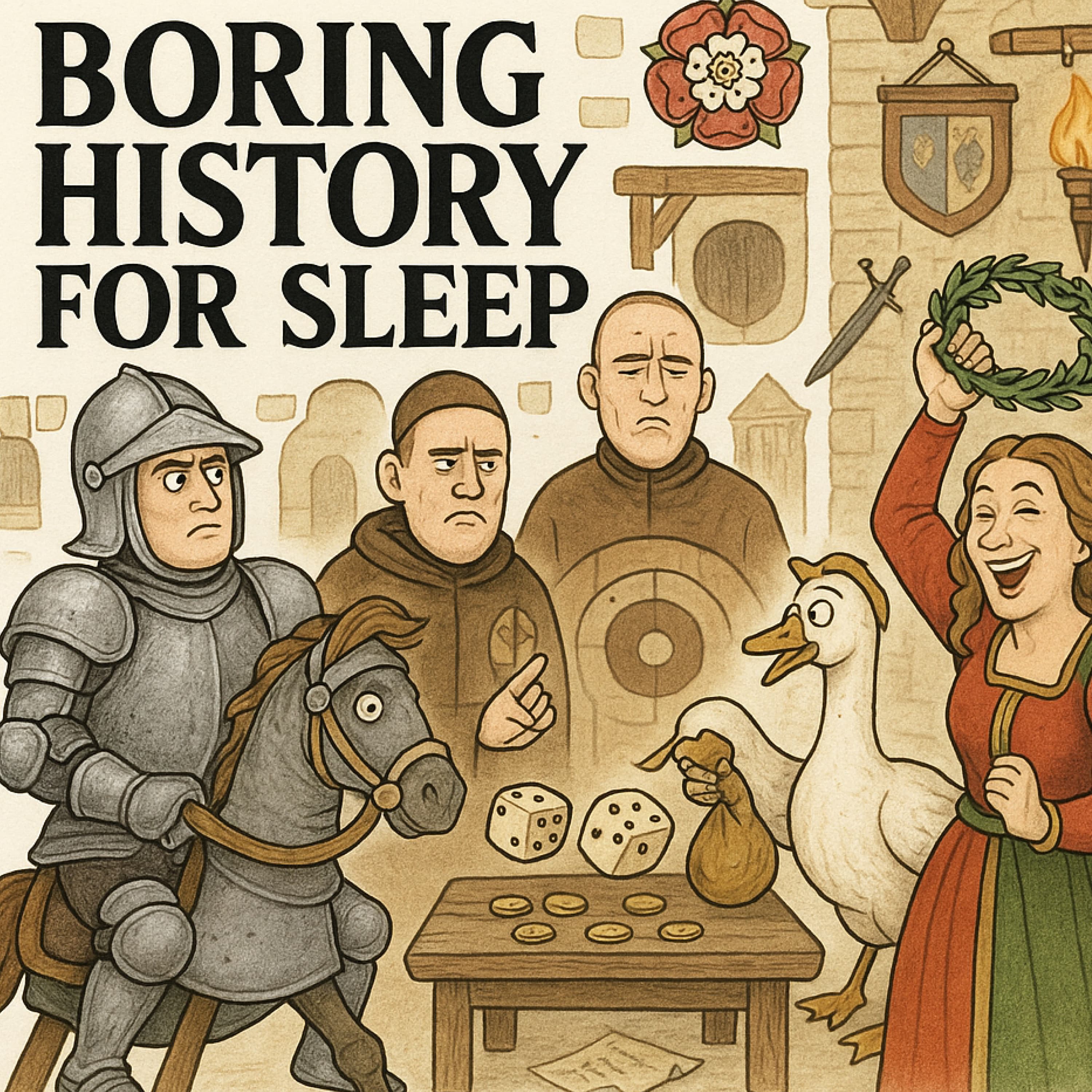 Boring History for Sleep podcast cover art