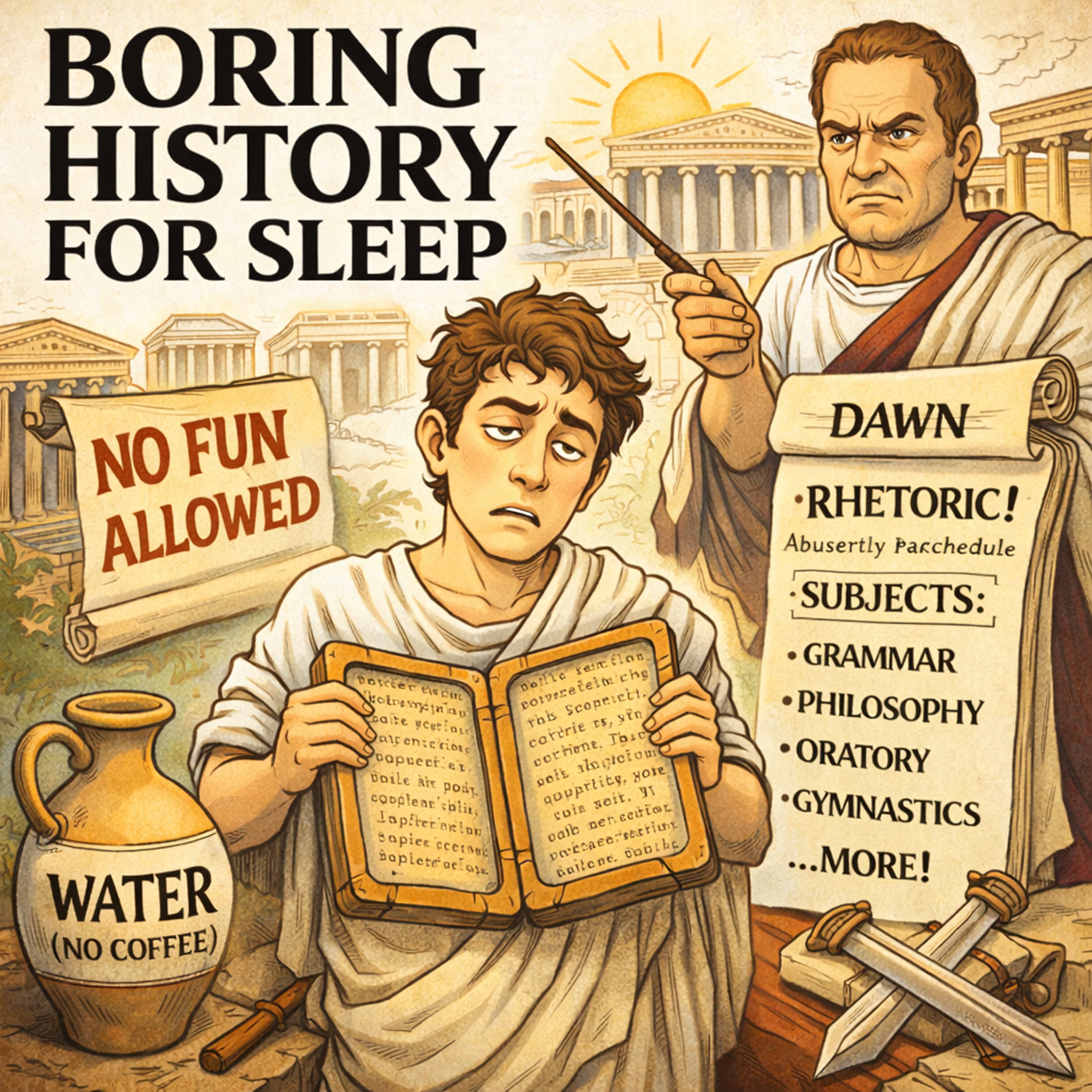 Boring History for Sleep podcast cover art