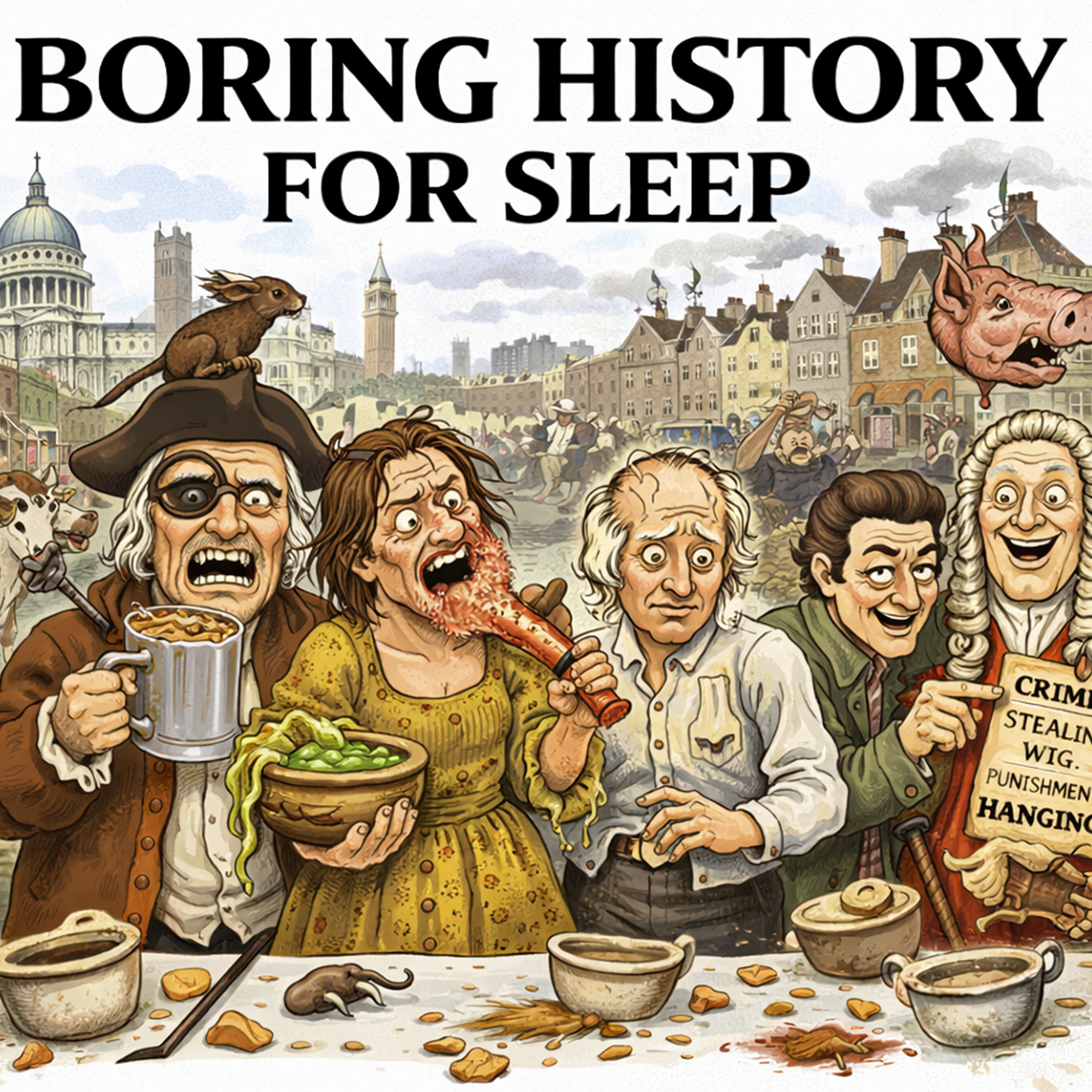 Boring History for Sleep podcast cover art