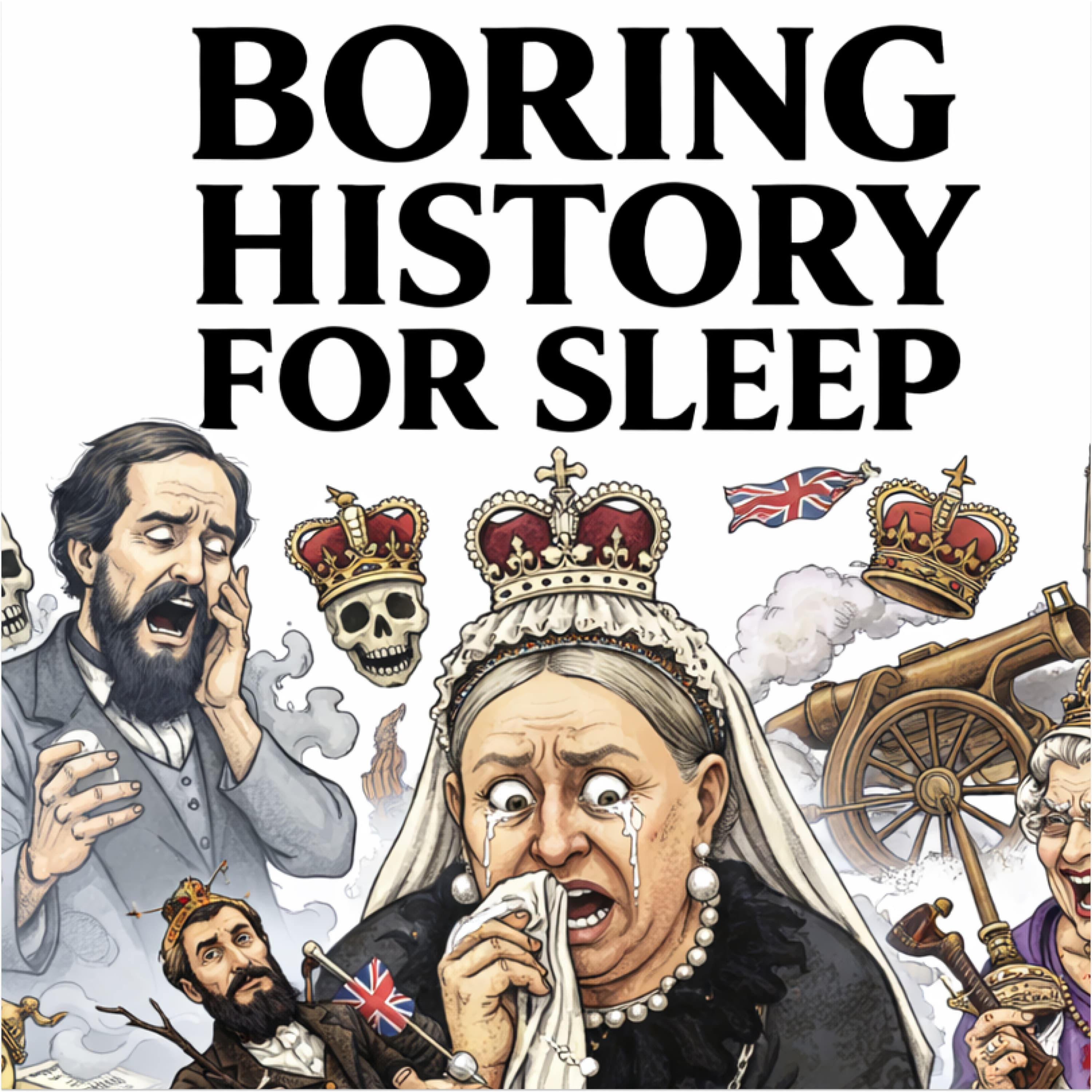 Boring History for Sleep podcast cover art