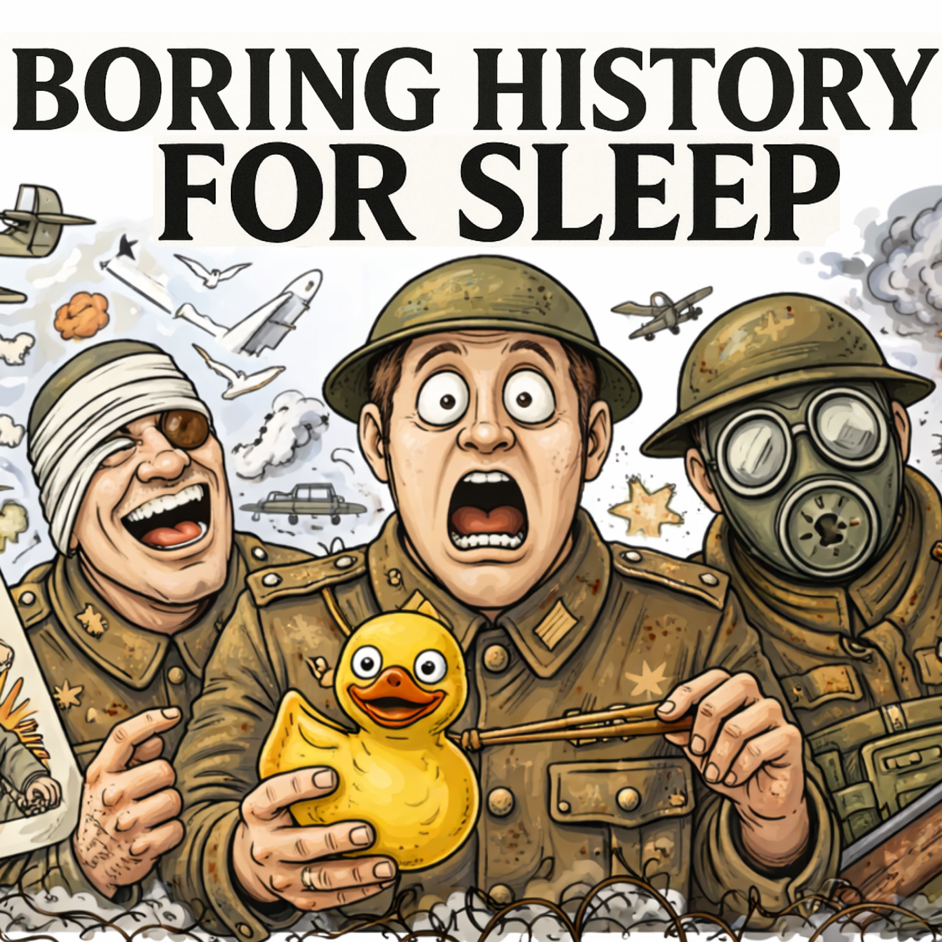 Boring History for Sleep podcast cover art