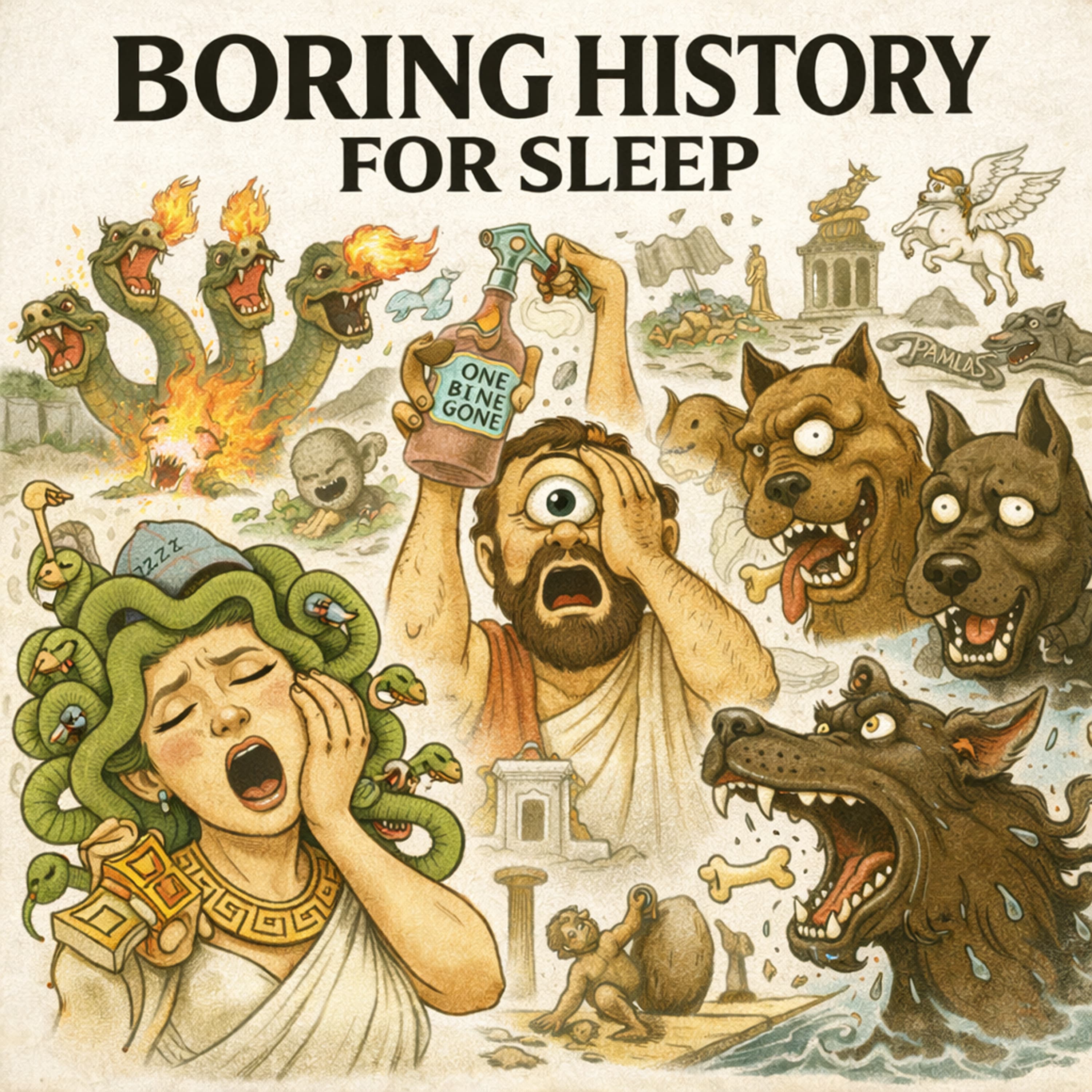 Boring History for Sleep podcast cover art