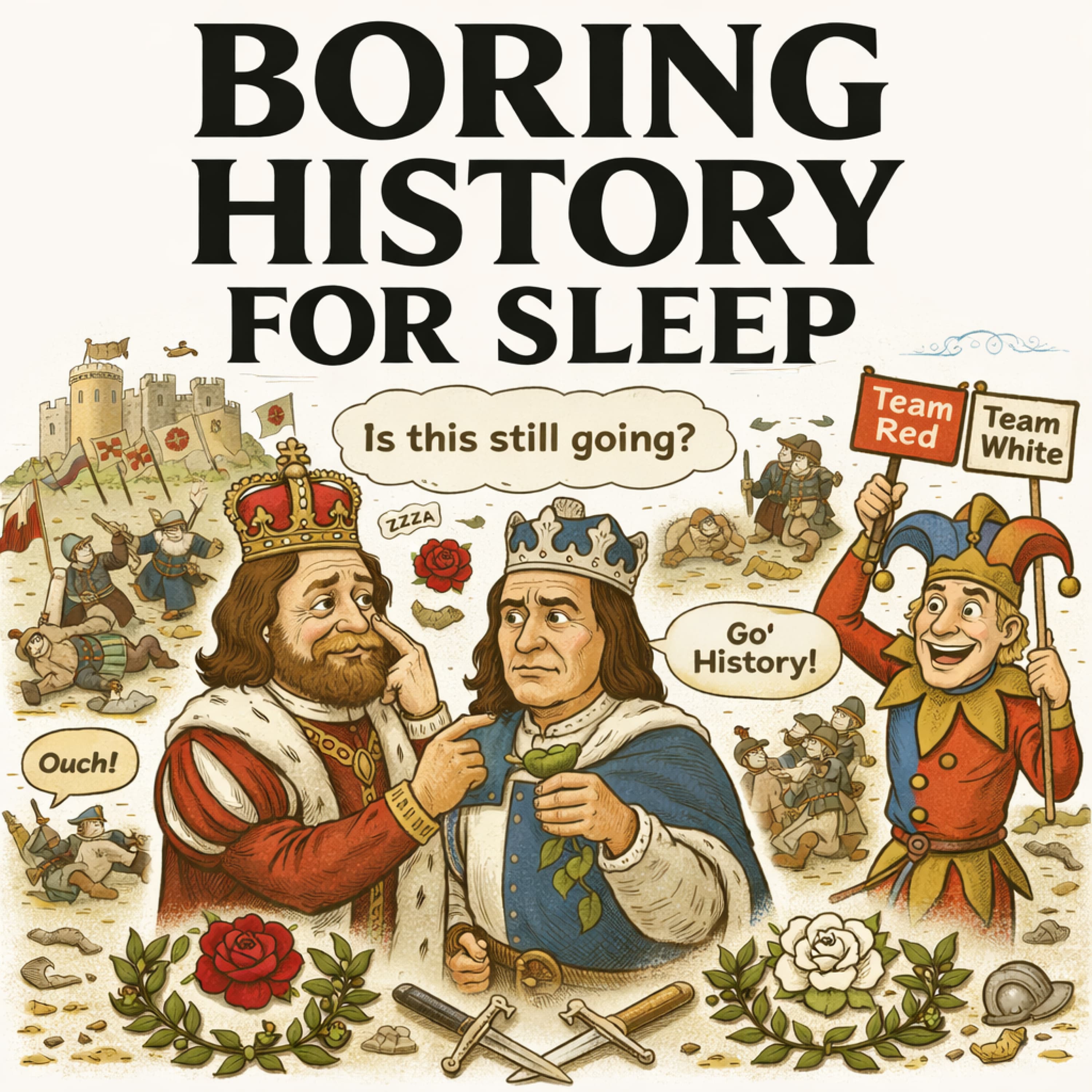 Boring History for Sleep podcast cover art
