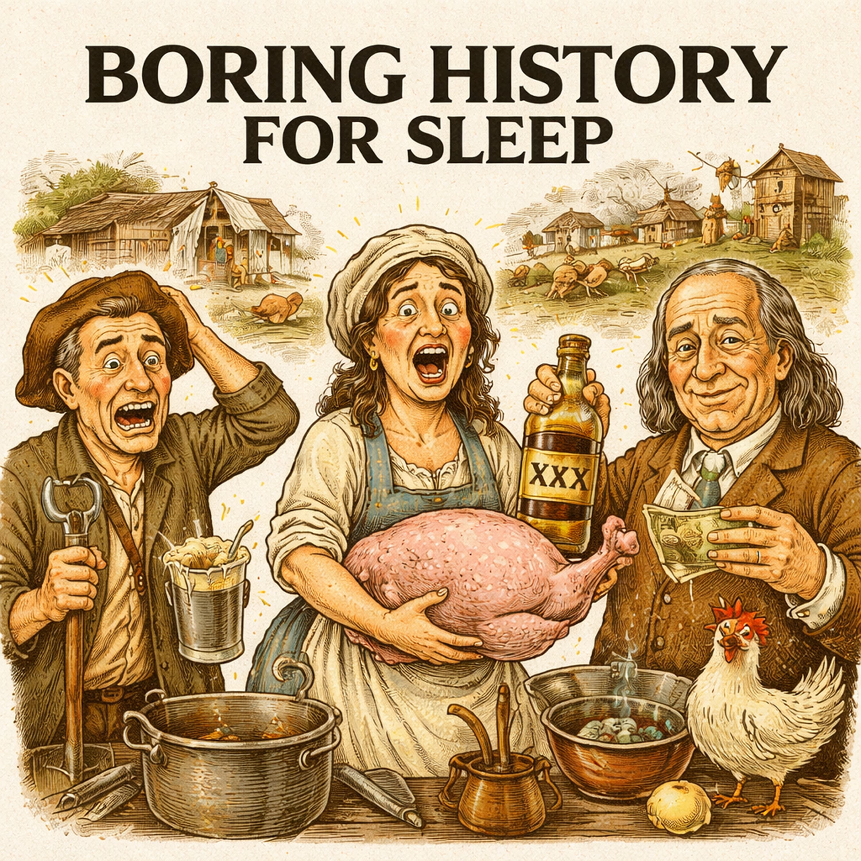 Boring History for Sleep podcast cover art