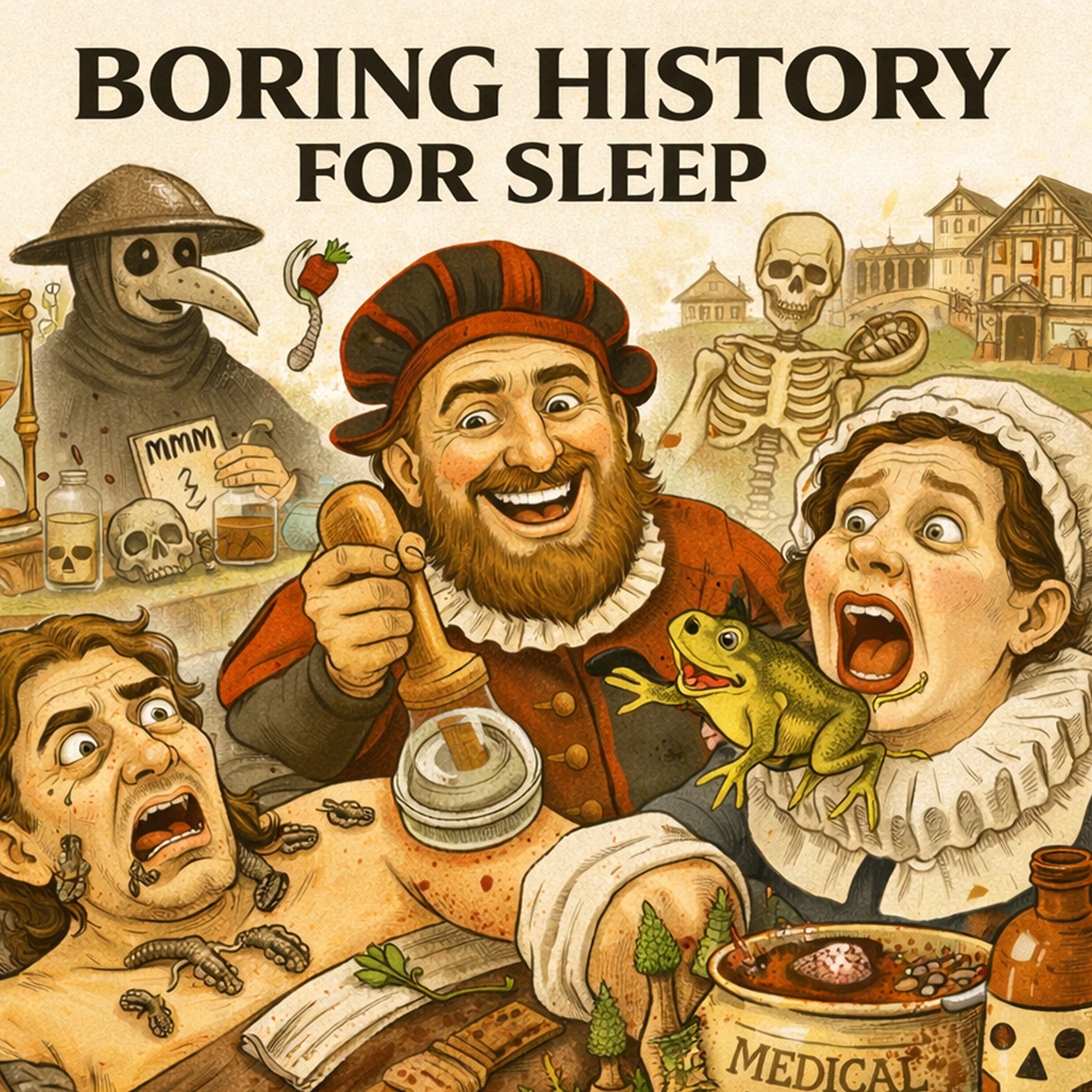Boring History for Sleep podcast cover art