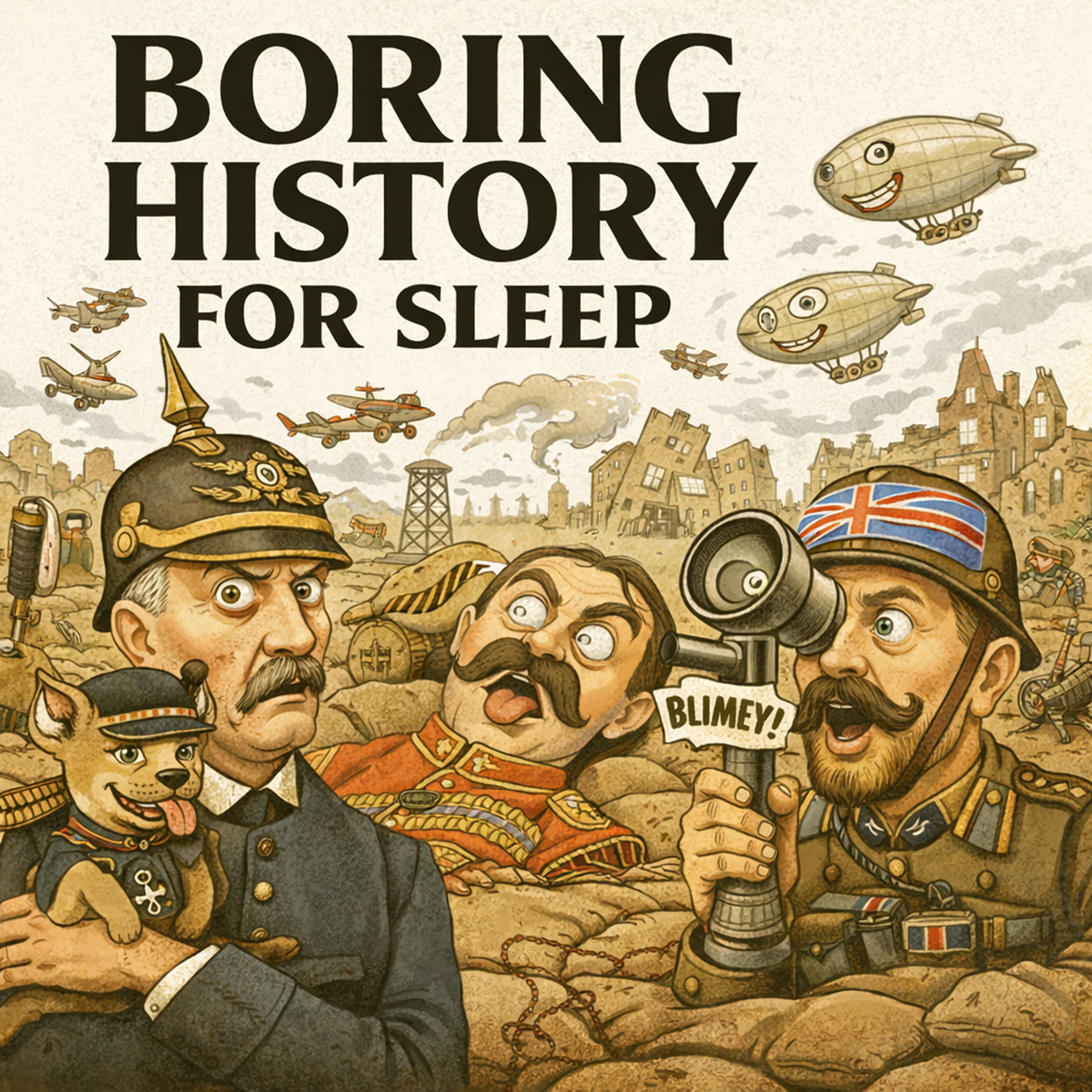 Boring History for Sleep podcast cover art