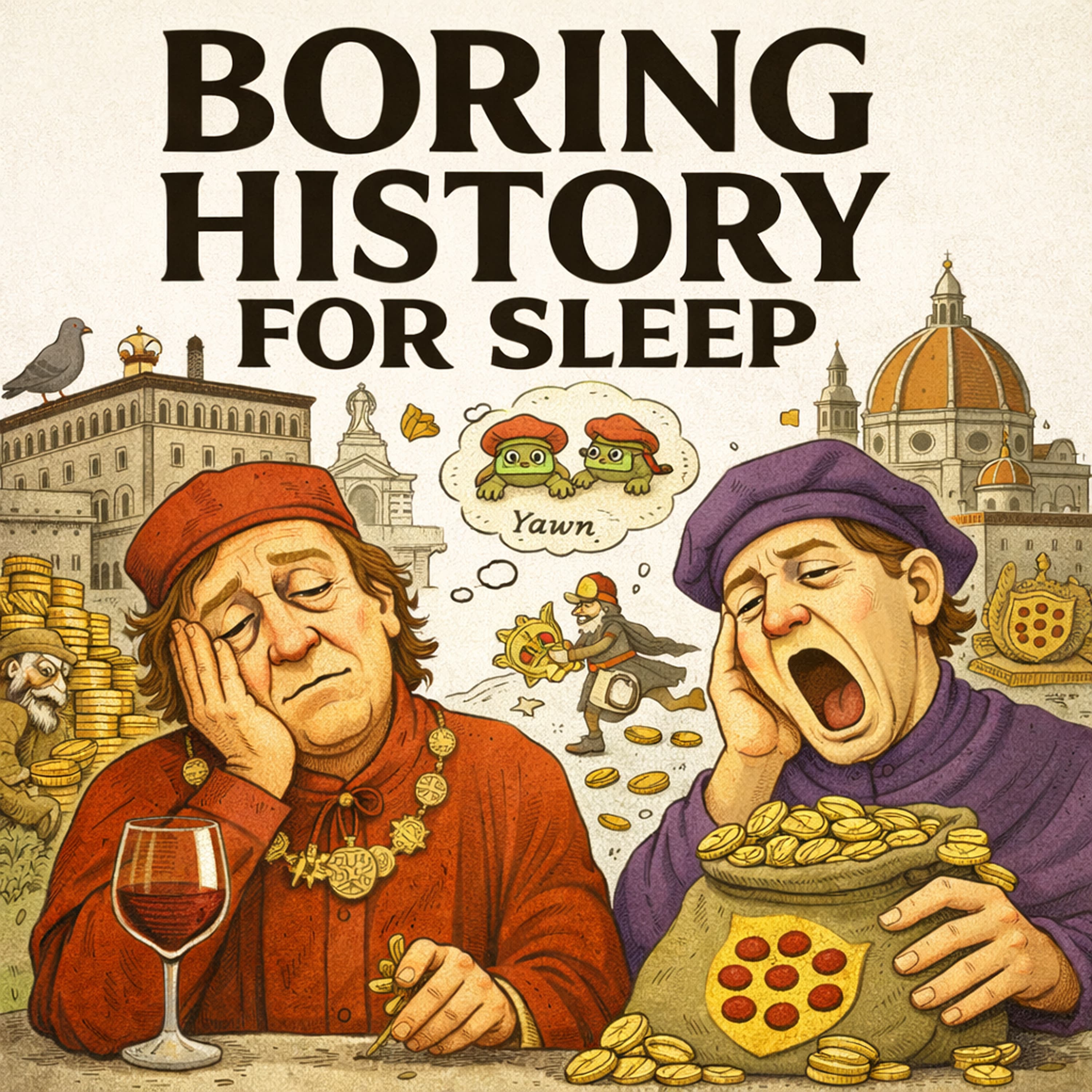 Boring History for Sleep podcast cover art