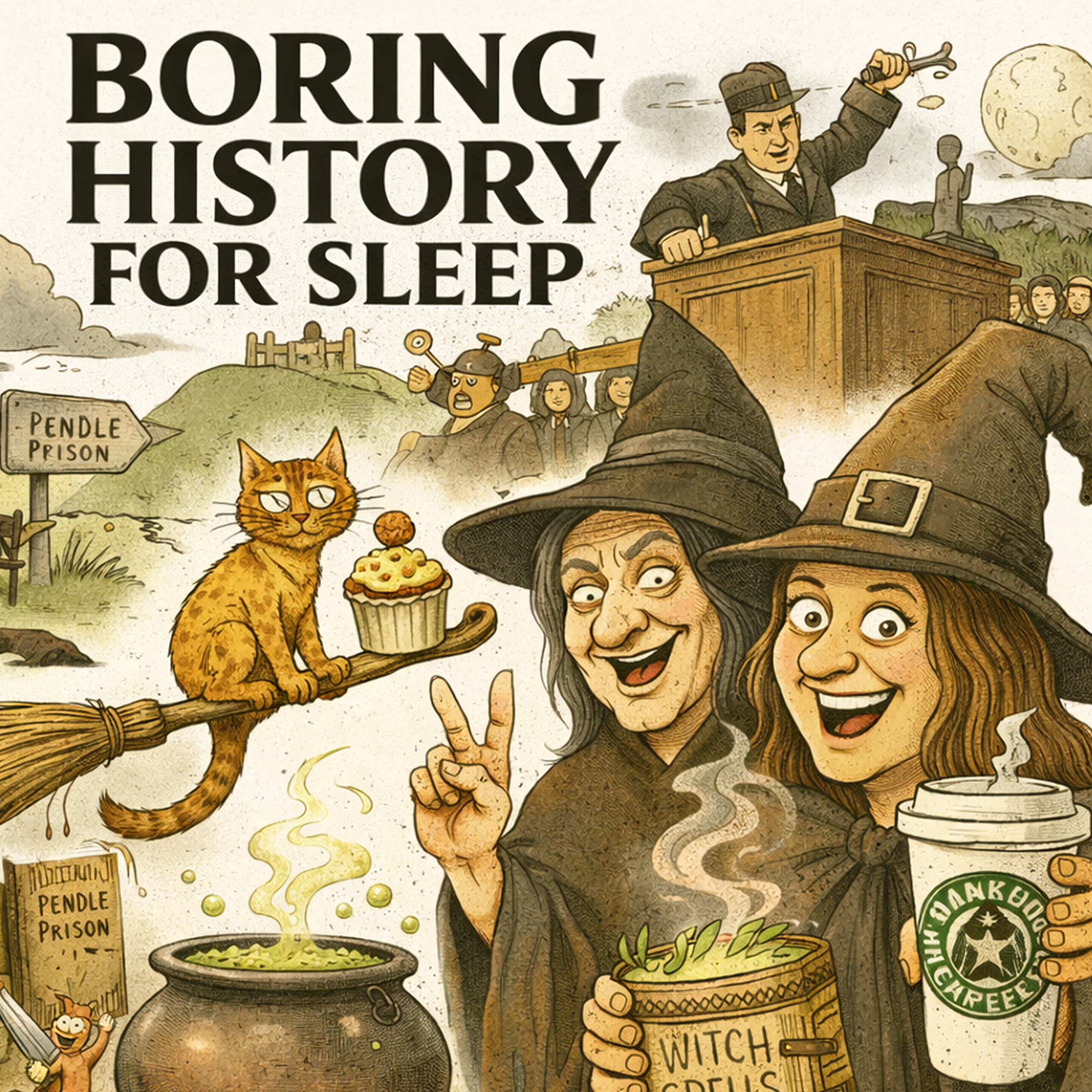Boring History for Sleep podcast cover art