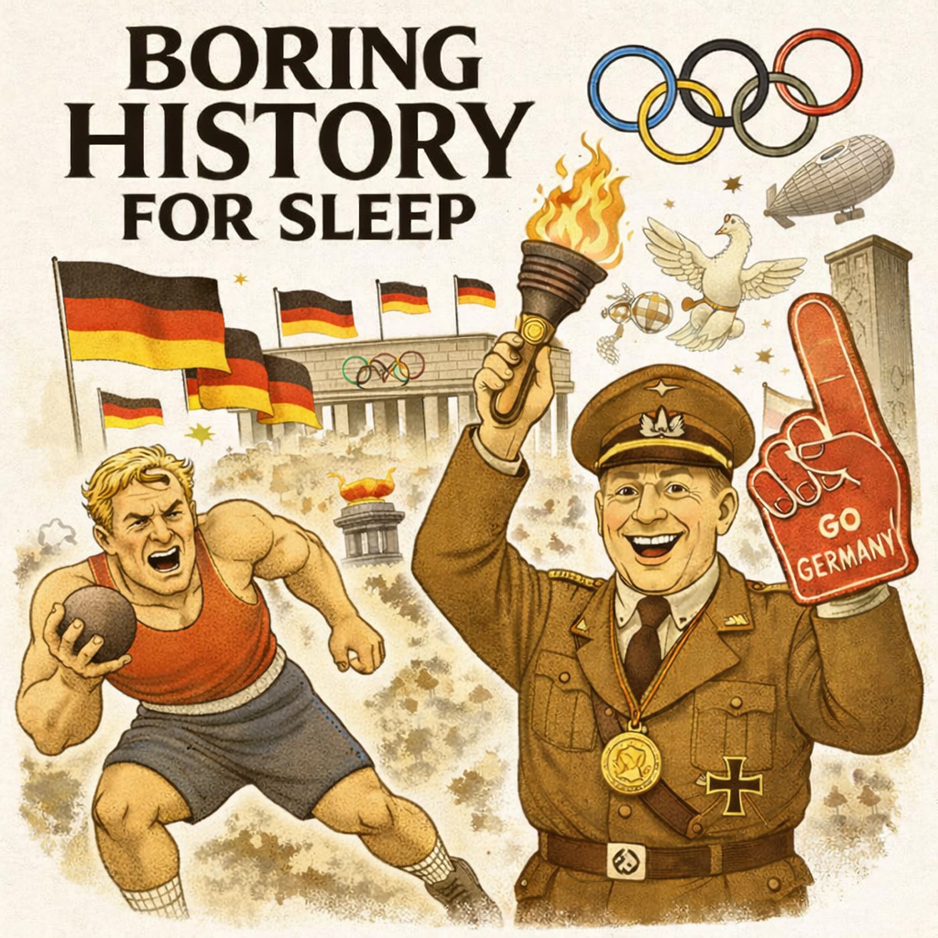 Boring History for Sleep podcast cover art