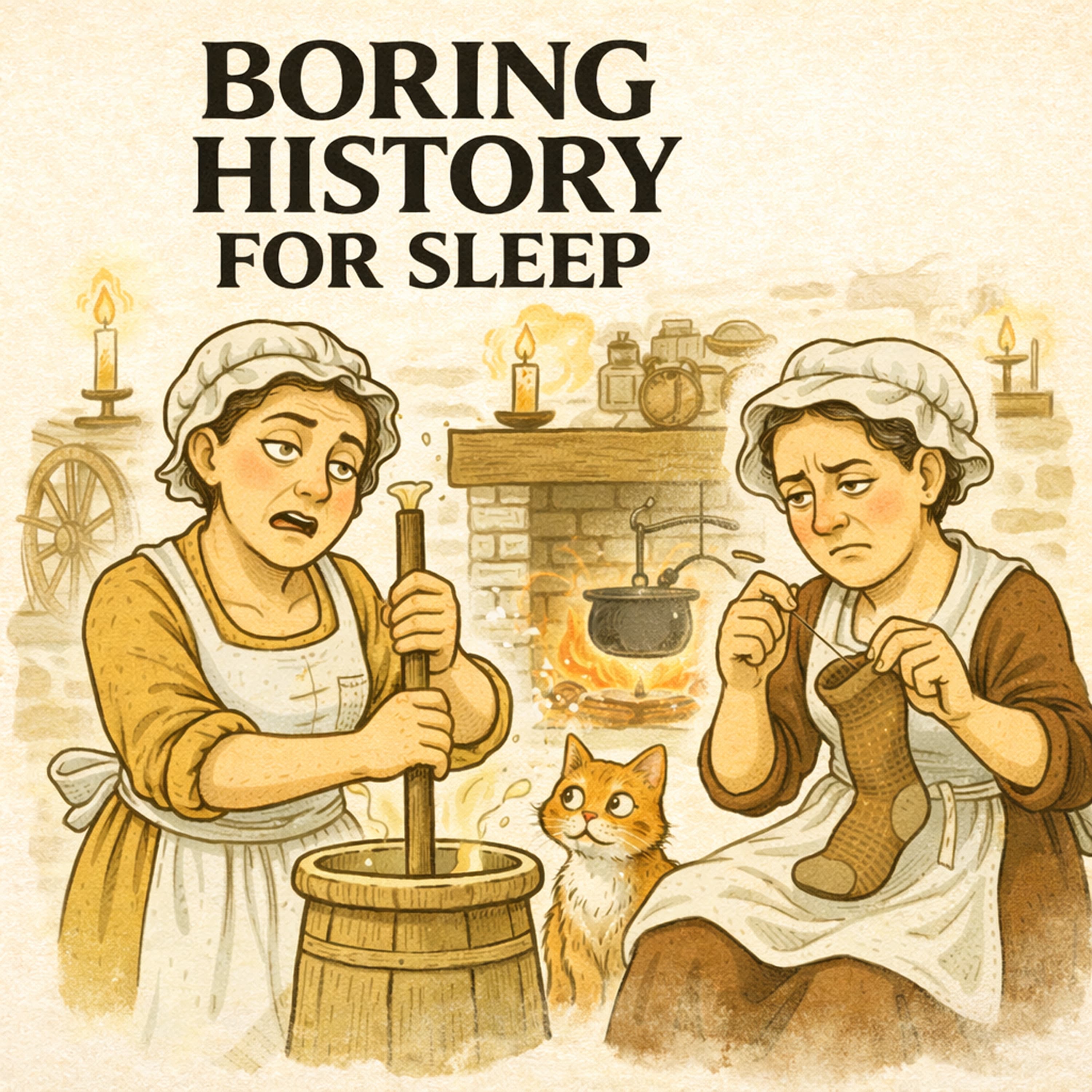 Boring History for Sleep podcast cover art