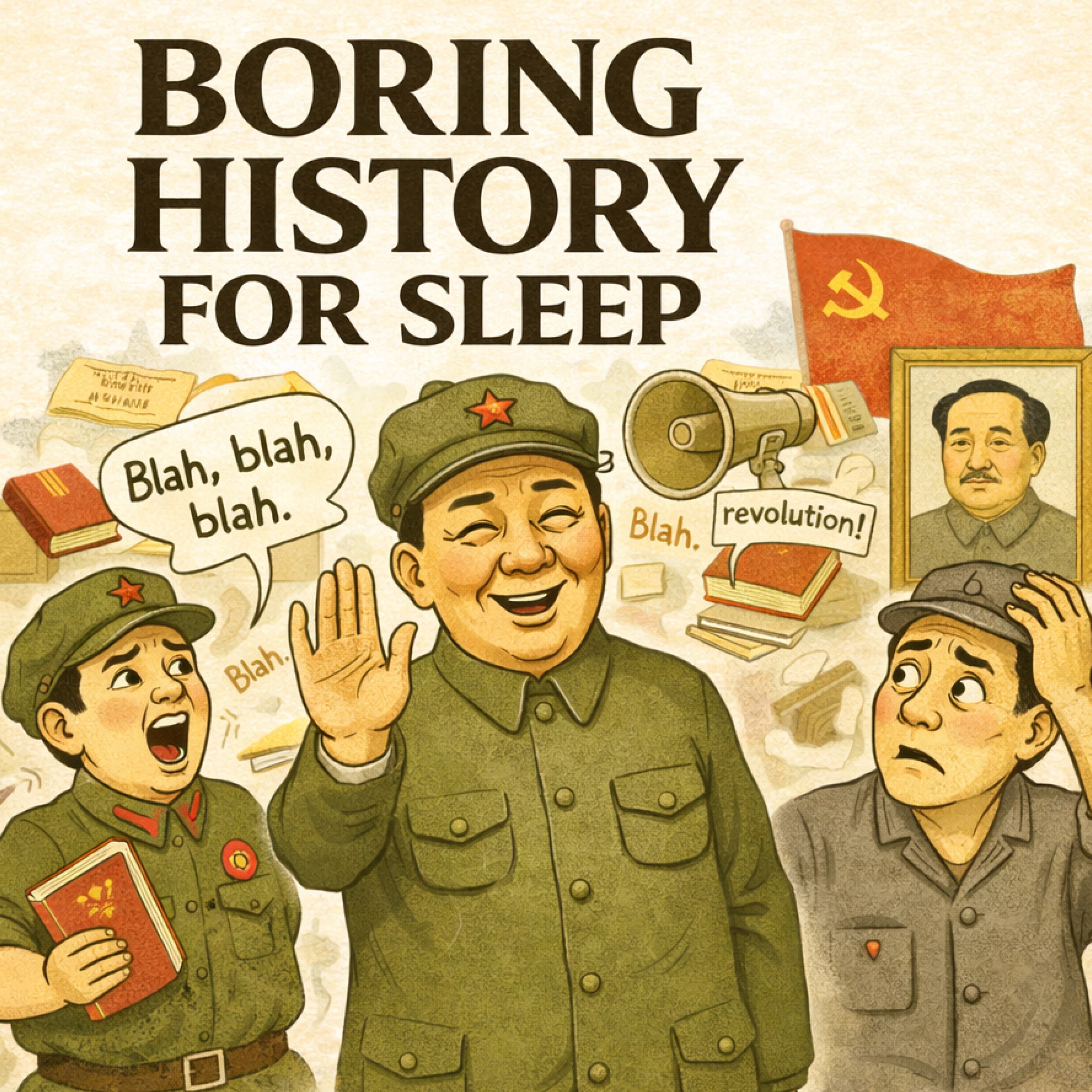 Boring History for Sleep podcast cover art