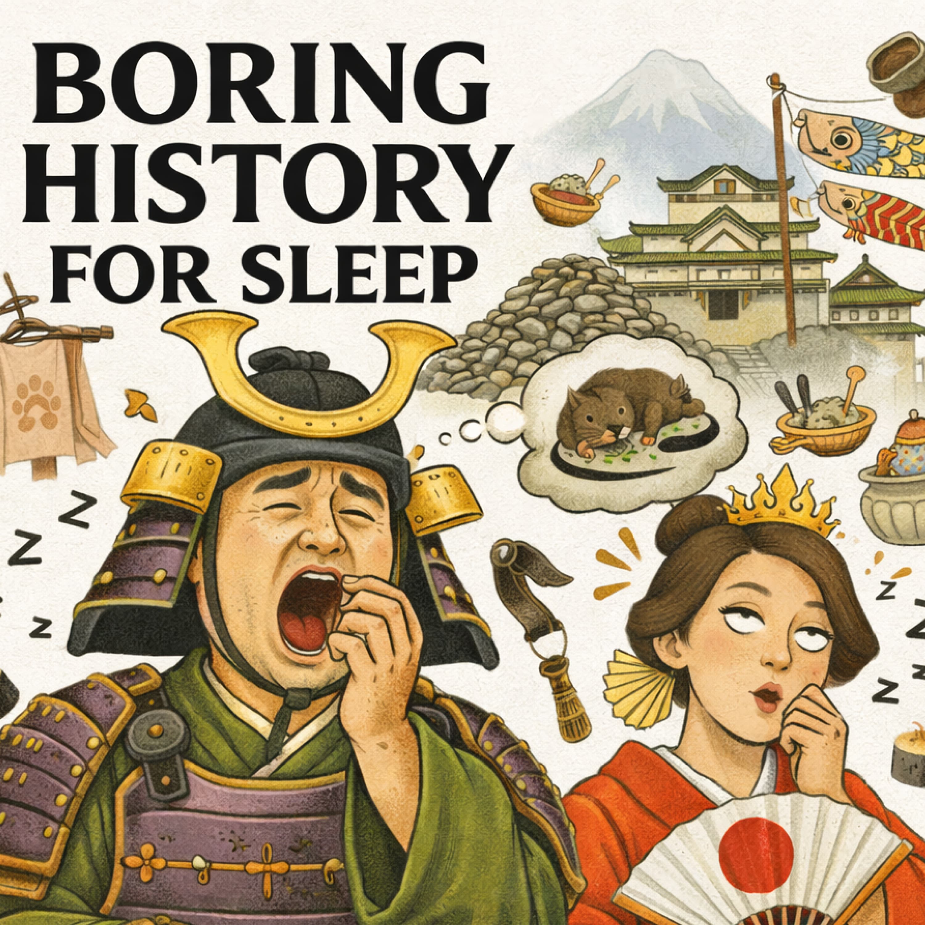 Boring History for Sleep podcast cover art