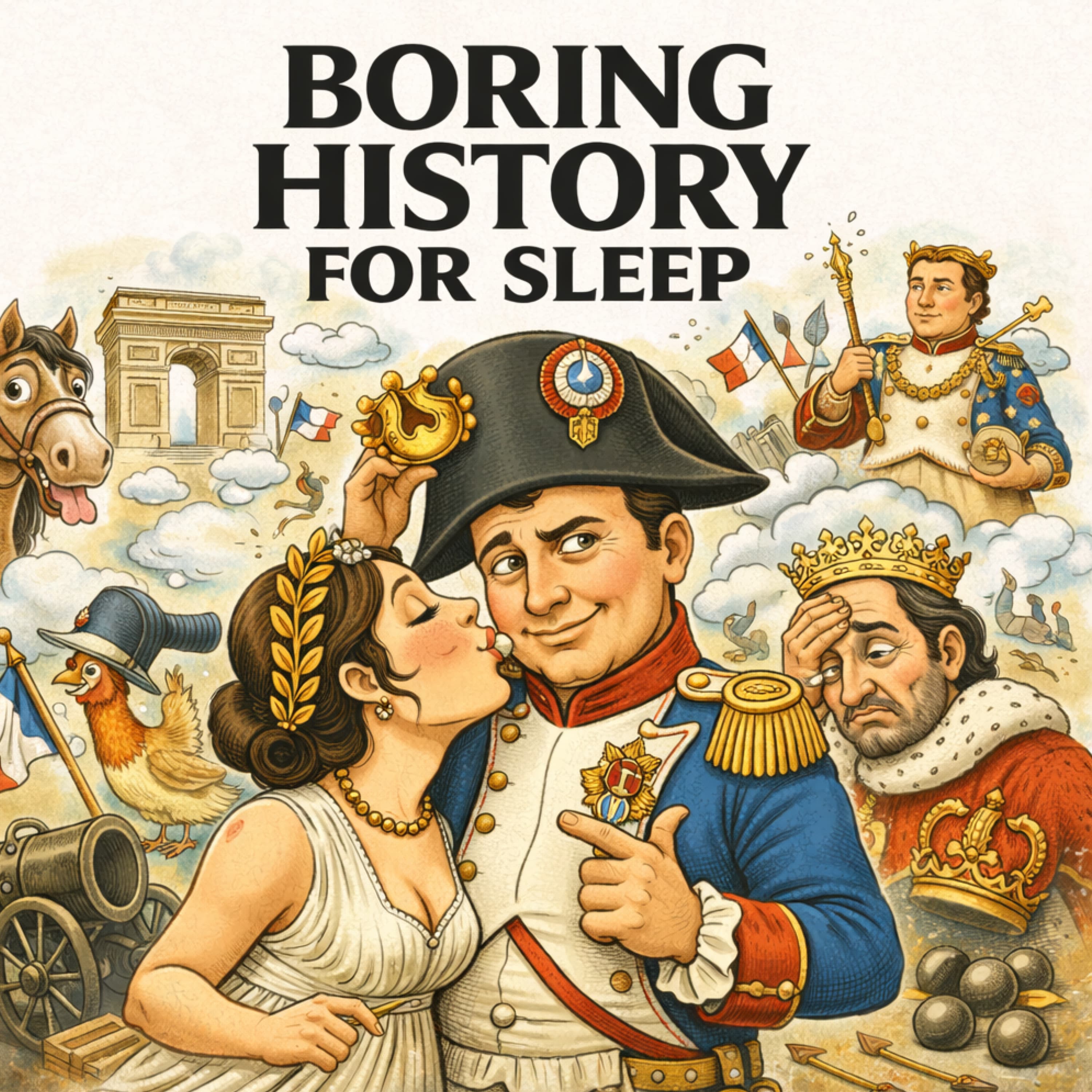 Boring History for Sleep podcast cover art