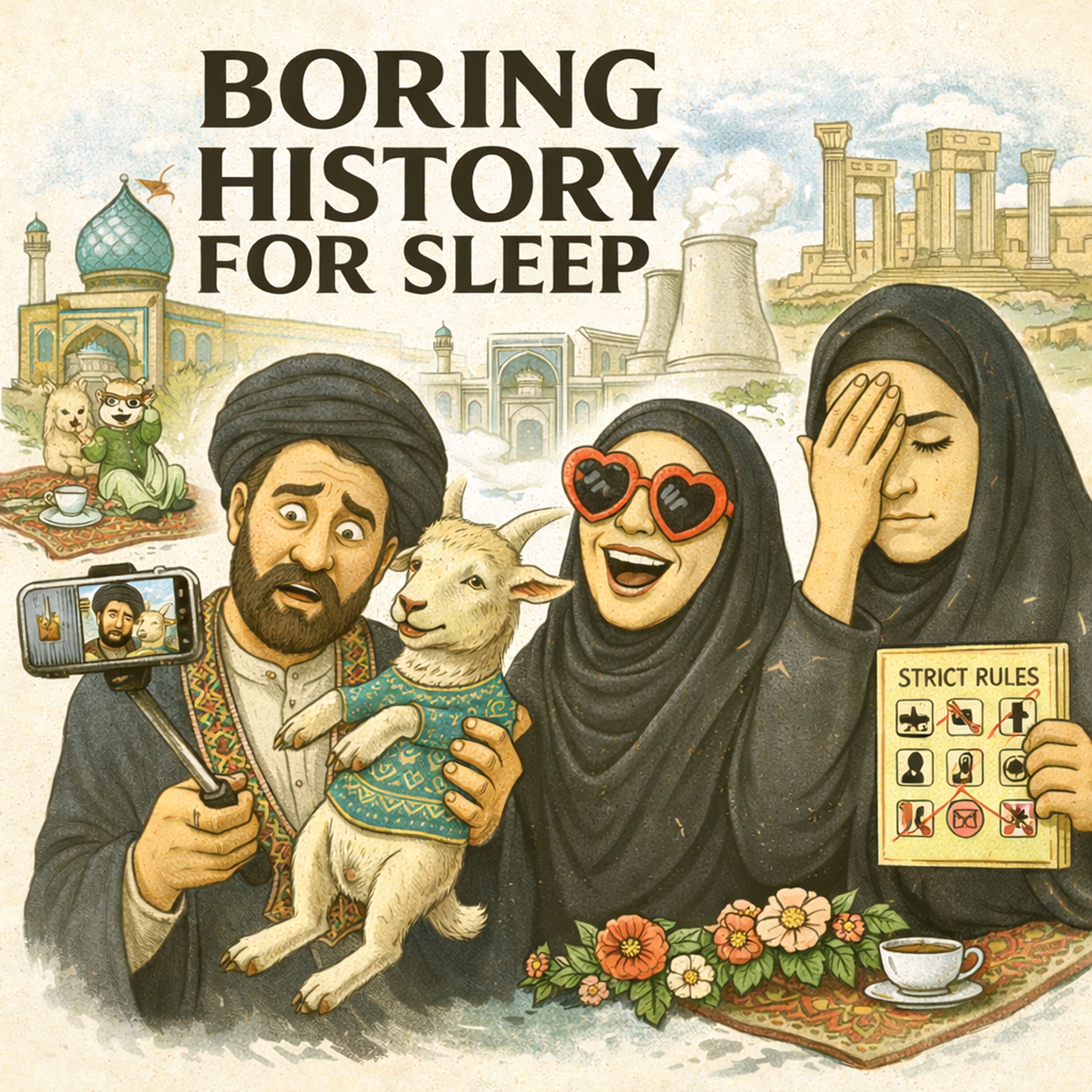 Boring History for Sleep podcast cover art