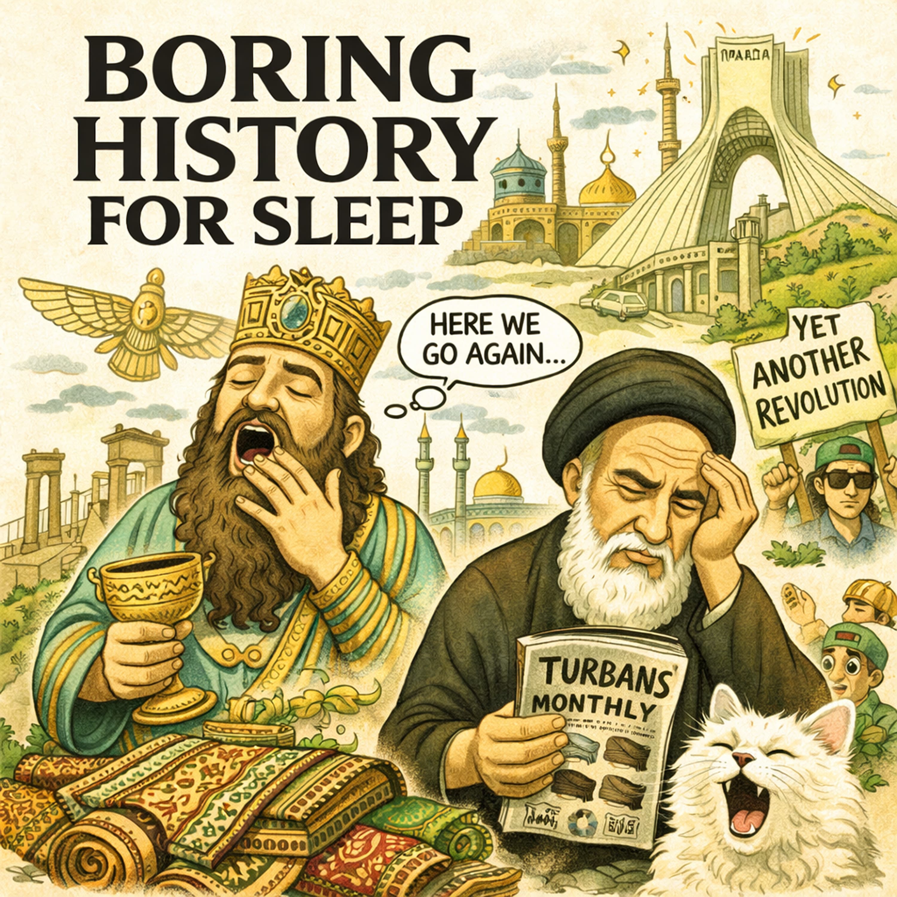 Boring History for Sleep podcast cover art