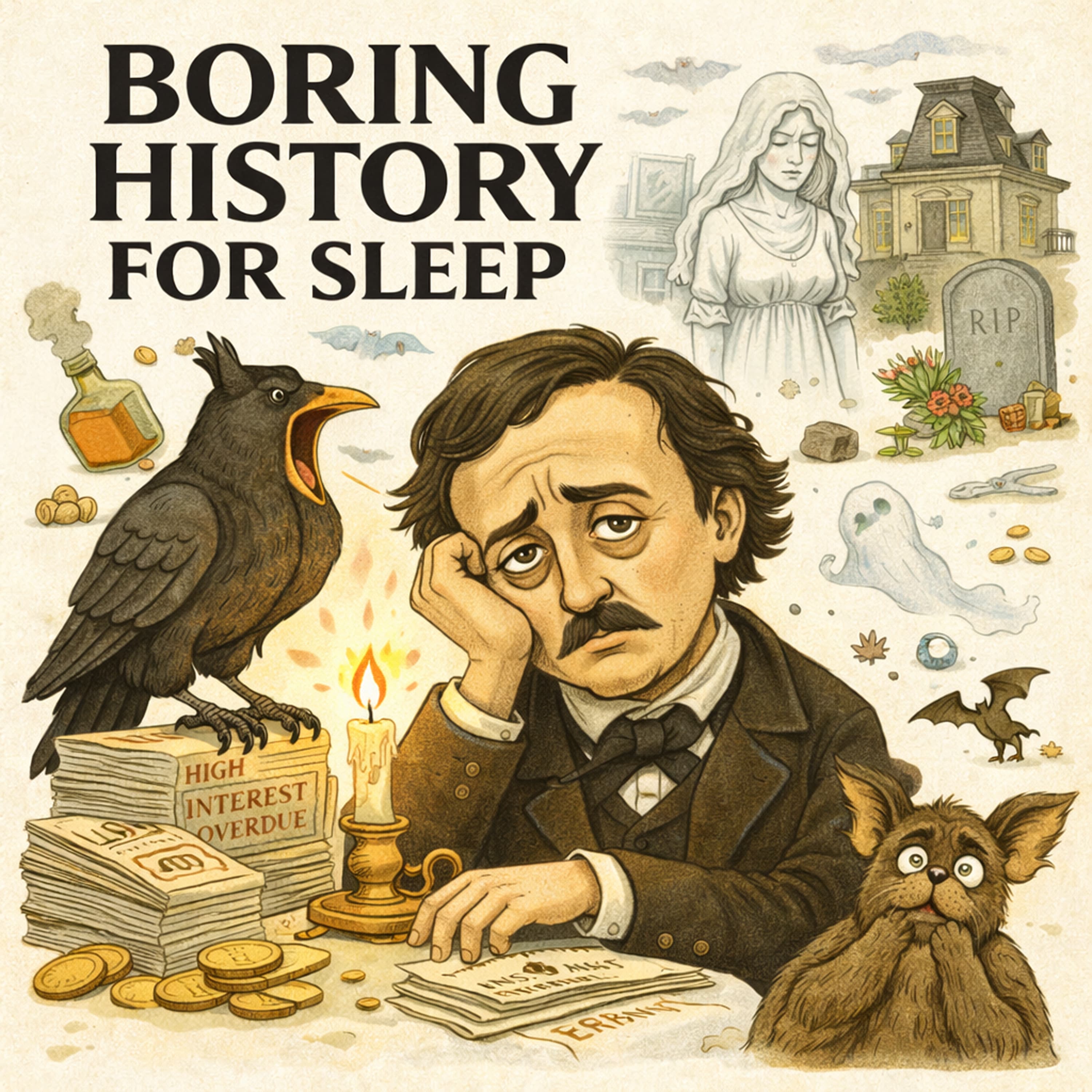 Boring History for Sleep podcast cover art