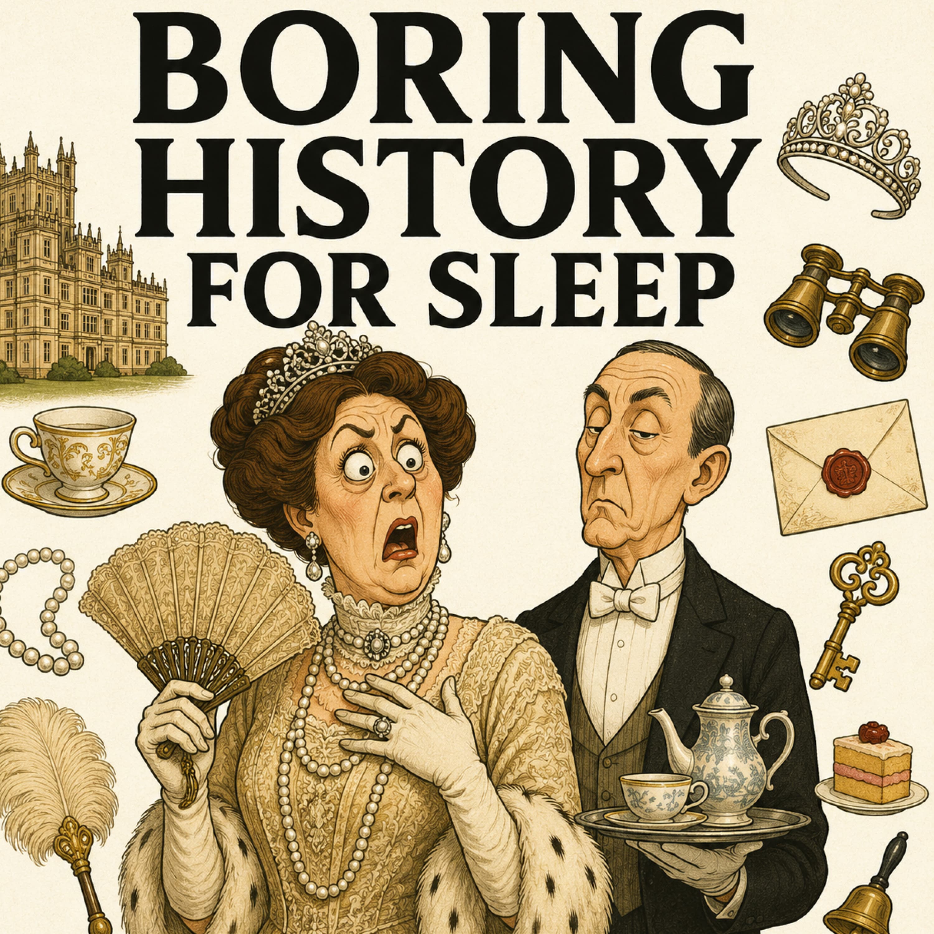 Boring History for Sleep podcast cover art