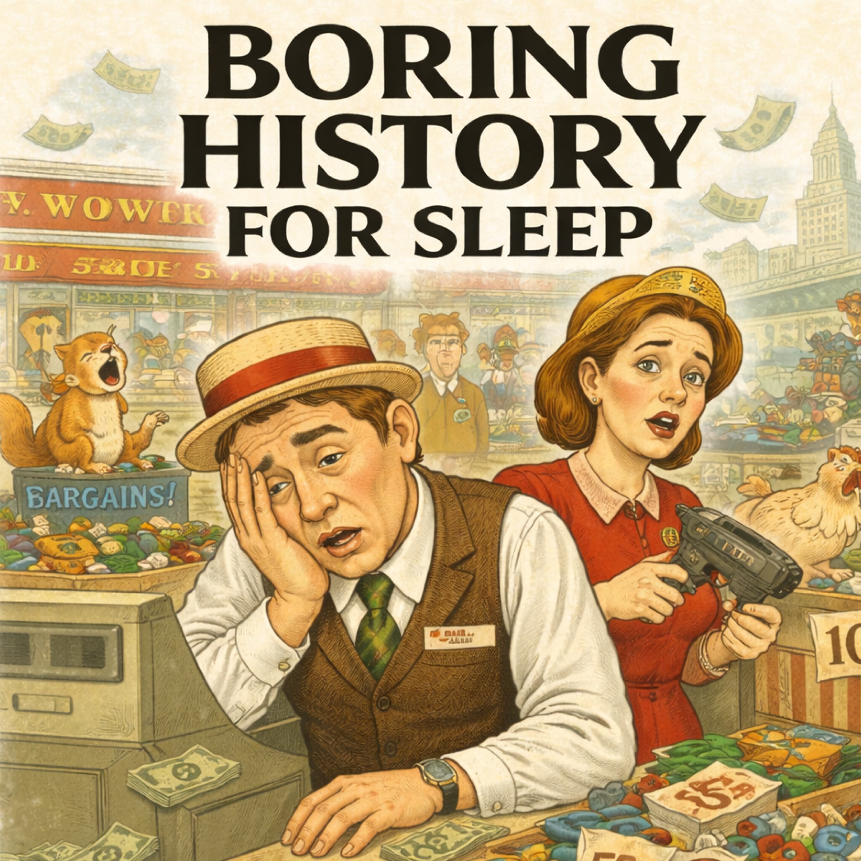 Boring History for Sleep podcast cover art