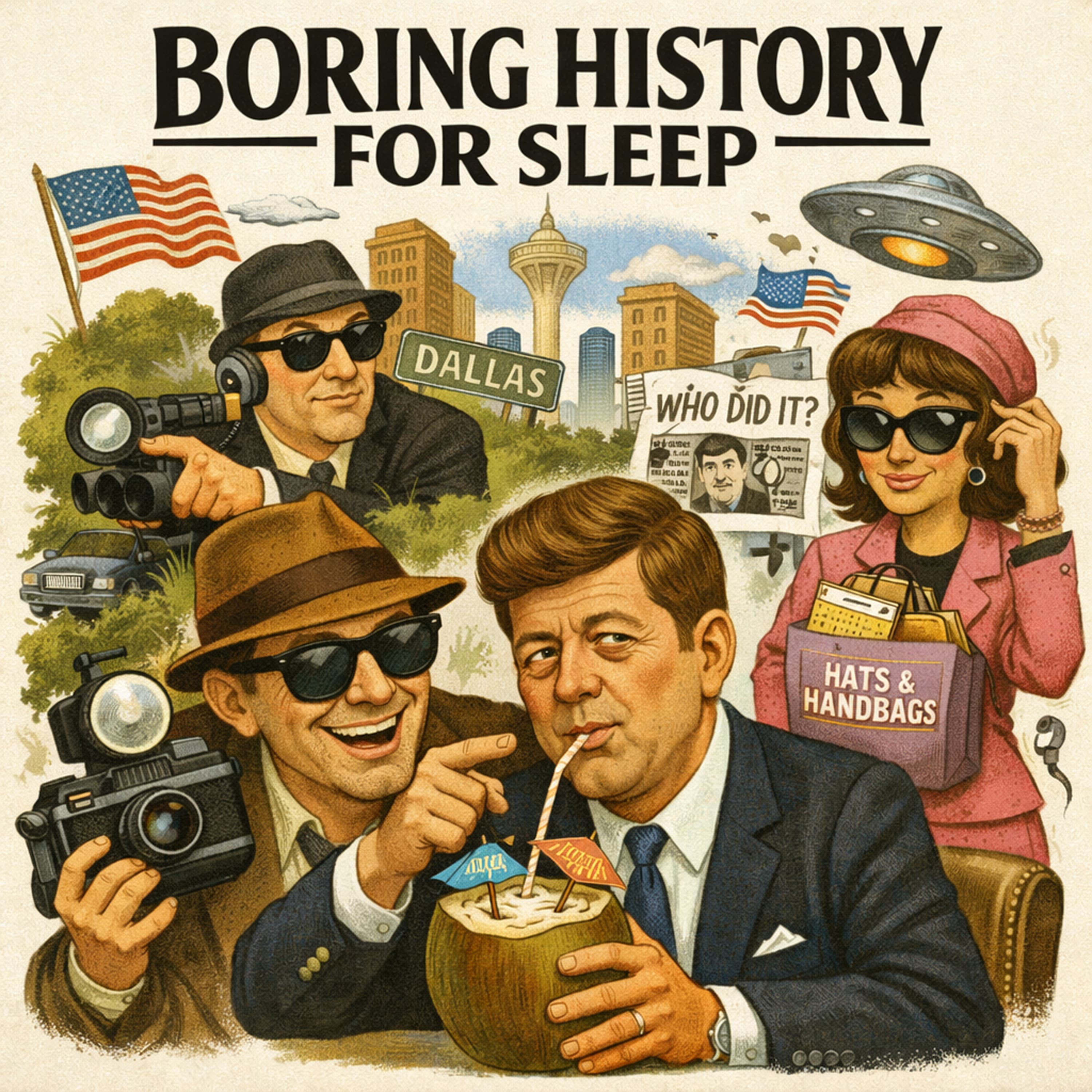 Boring History for Sleep podcast cover art